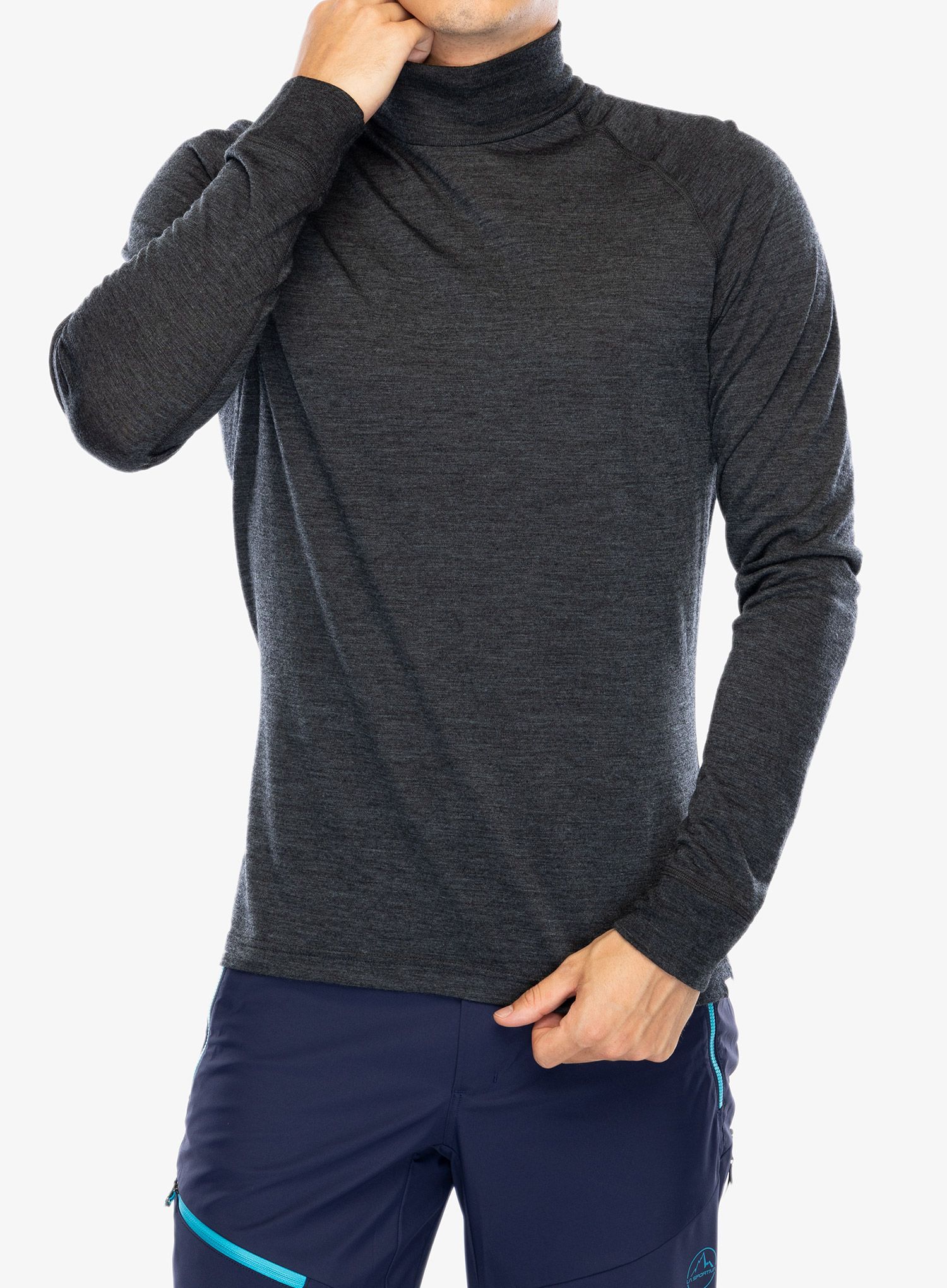 Funkční mikina Houdini Activist Turtleneck - true black