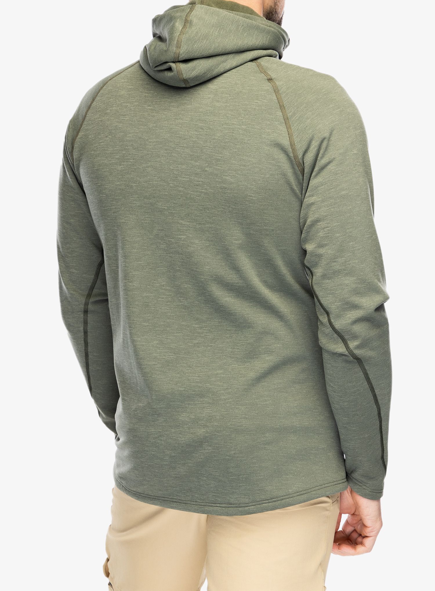 Outdoorova mikina Houdini Outright Houdi - sage green