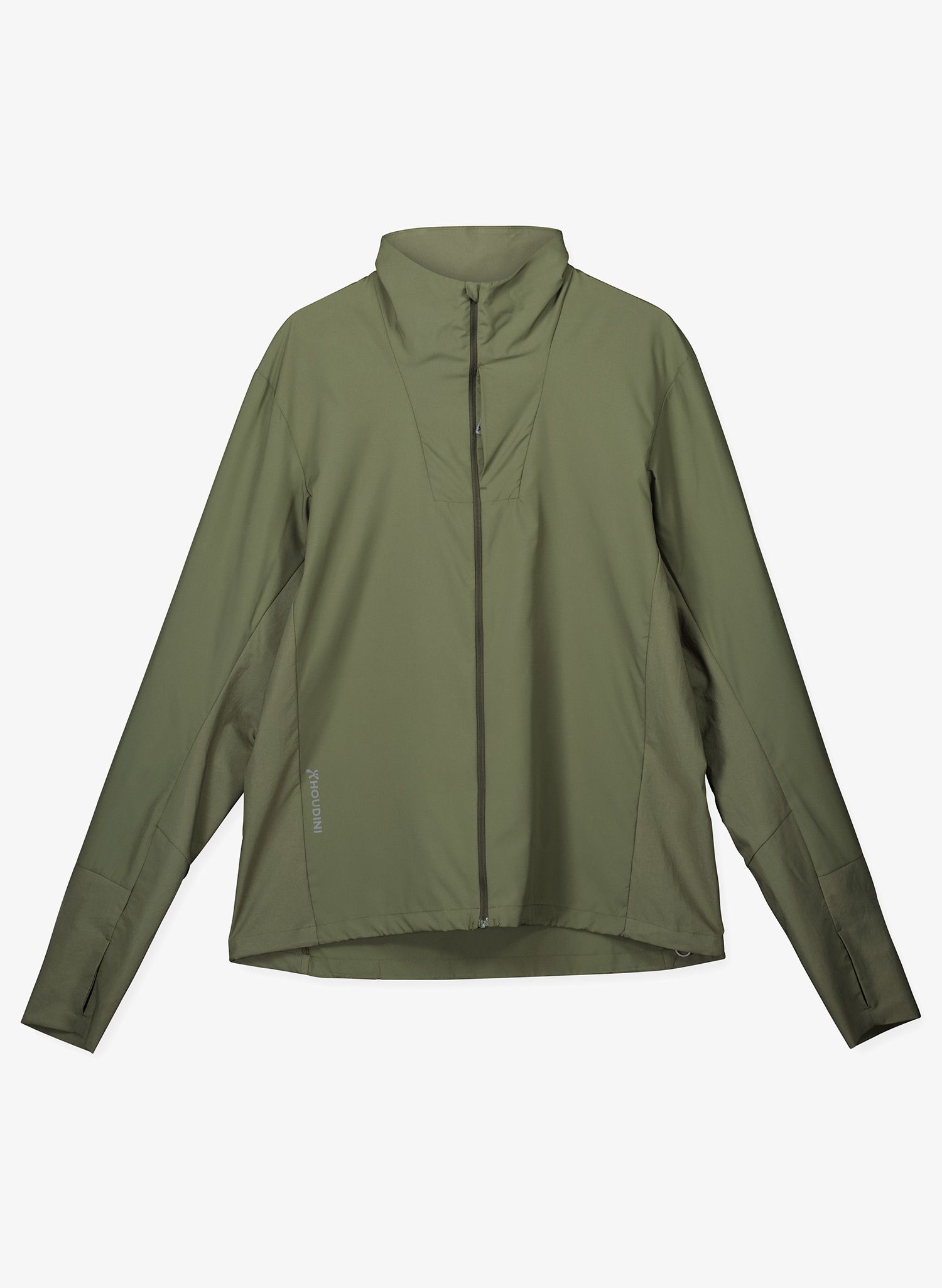 Bunda na běhání Houdini Pace Wind Jacket - sage green