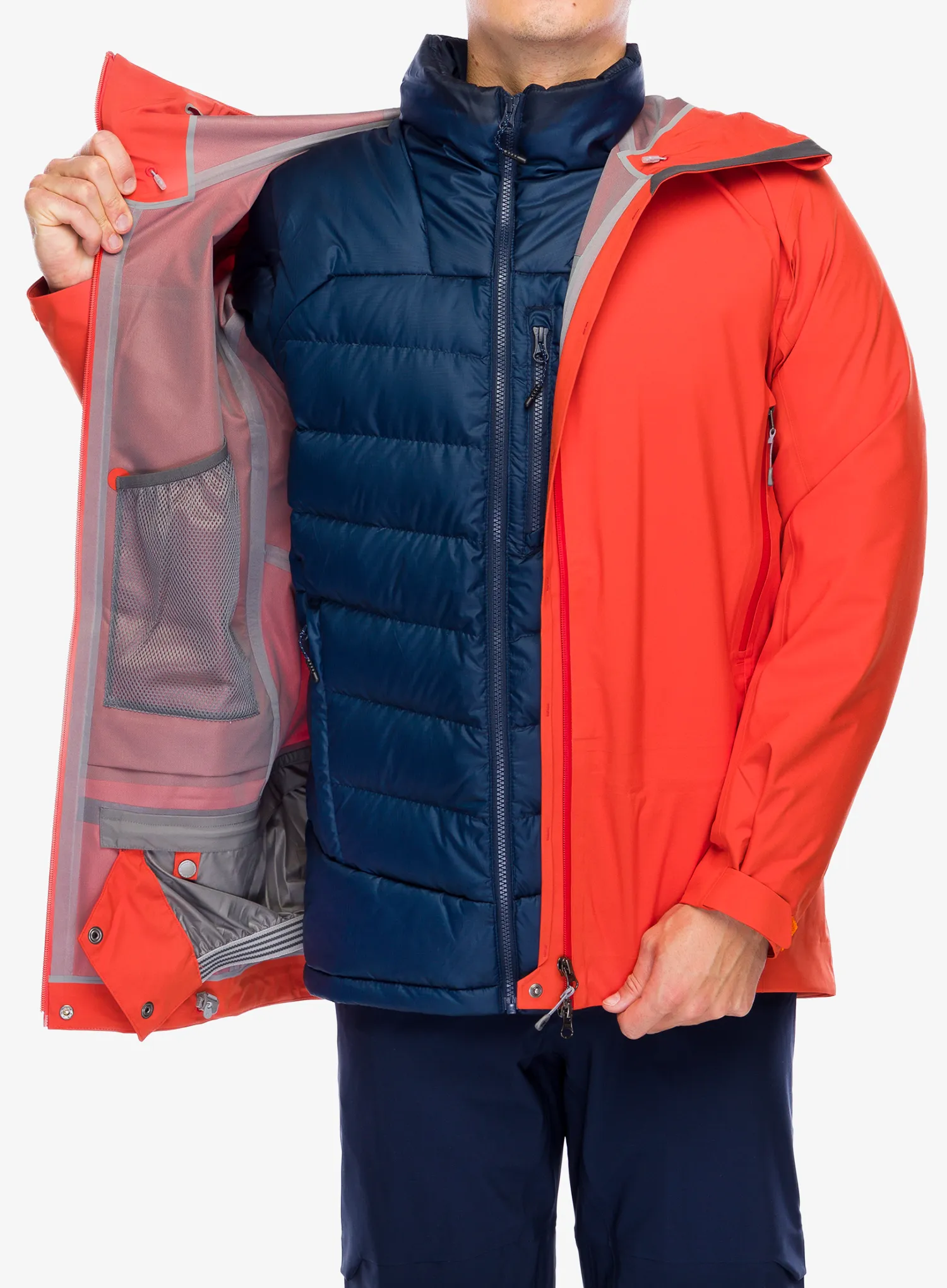 Bunda s membránou Houdini Ride Jacket - en route red
