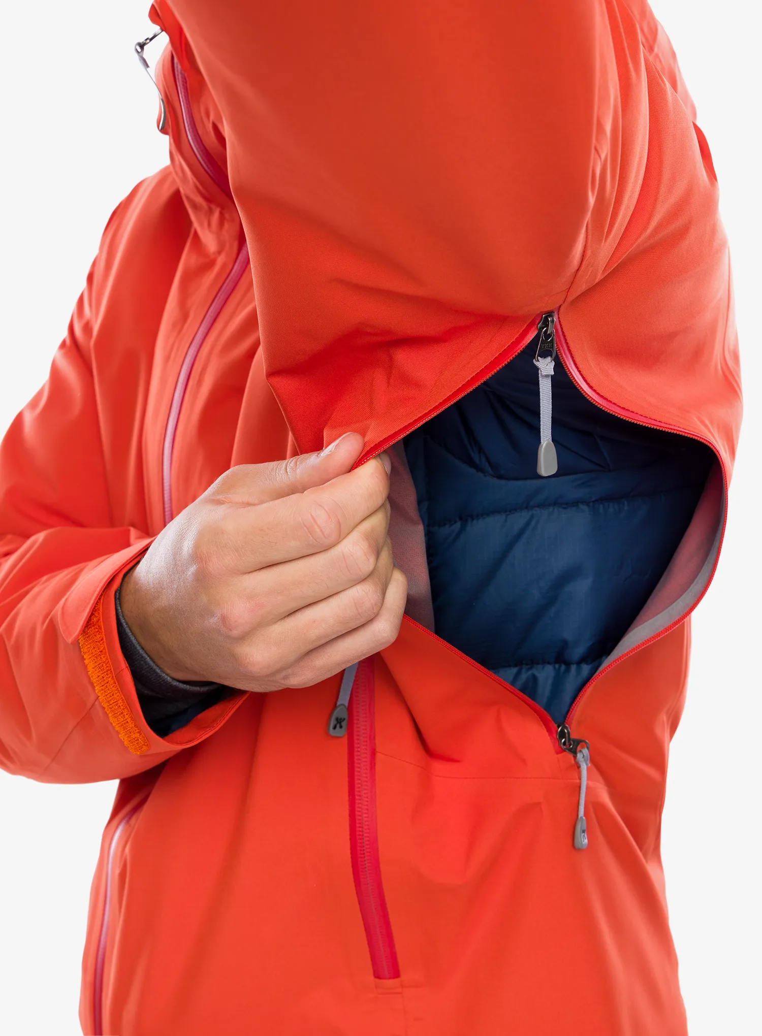 Bunda s membránou Houdini Ride Jacket - en route red