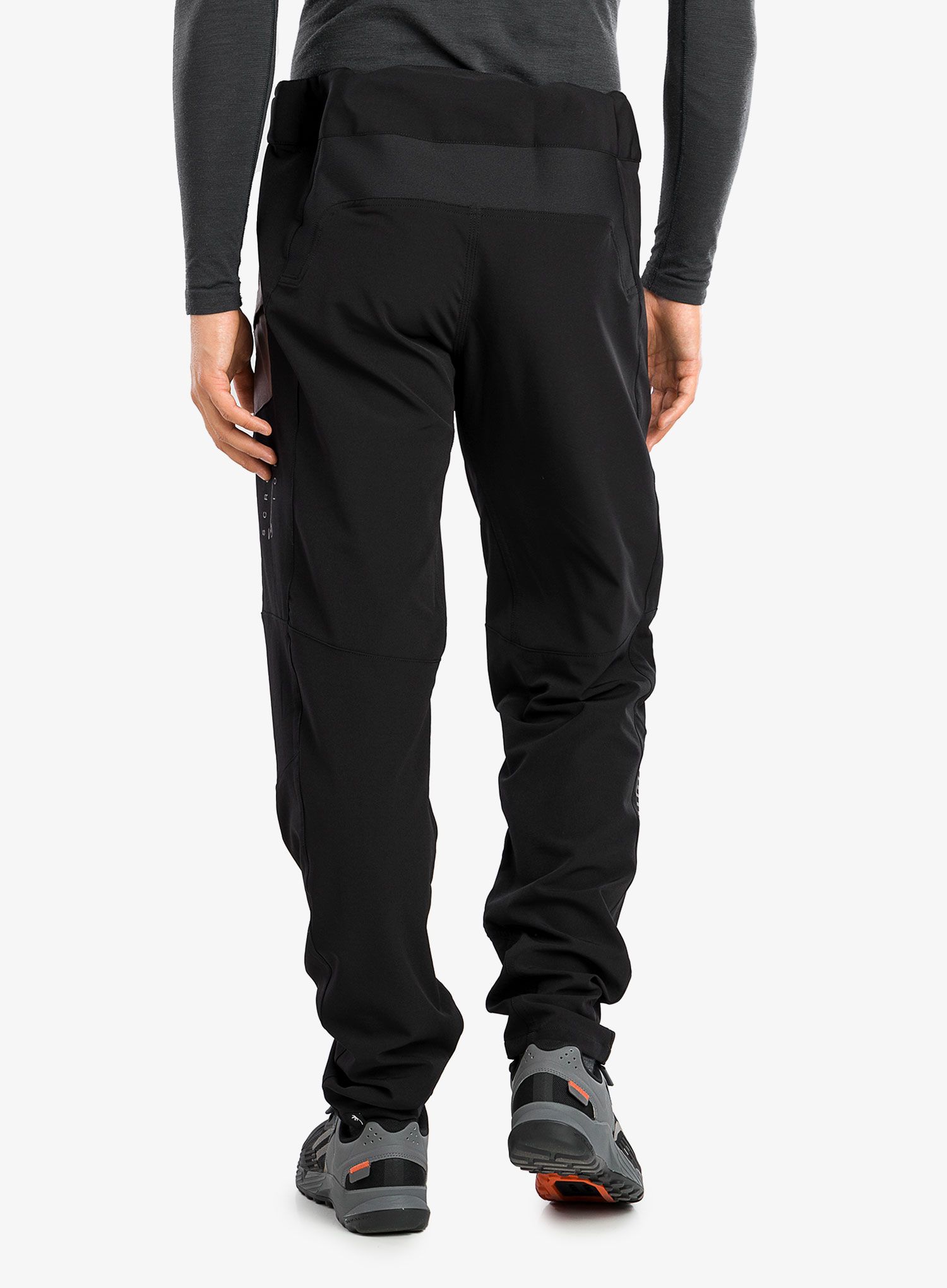 Dlouhé cyklistické kalhoty ION Scrub Pants - black