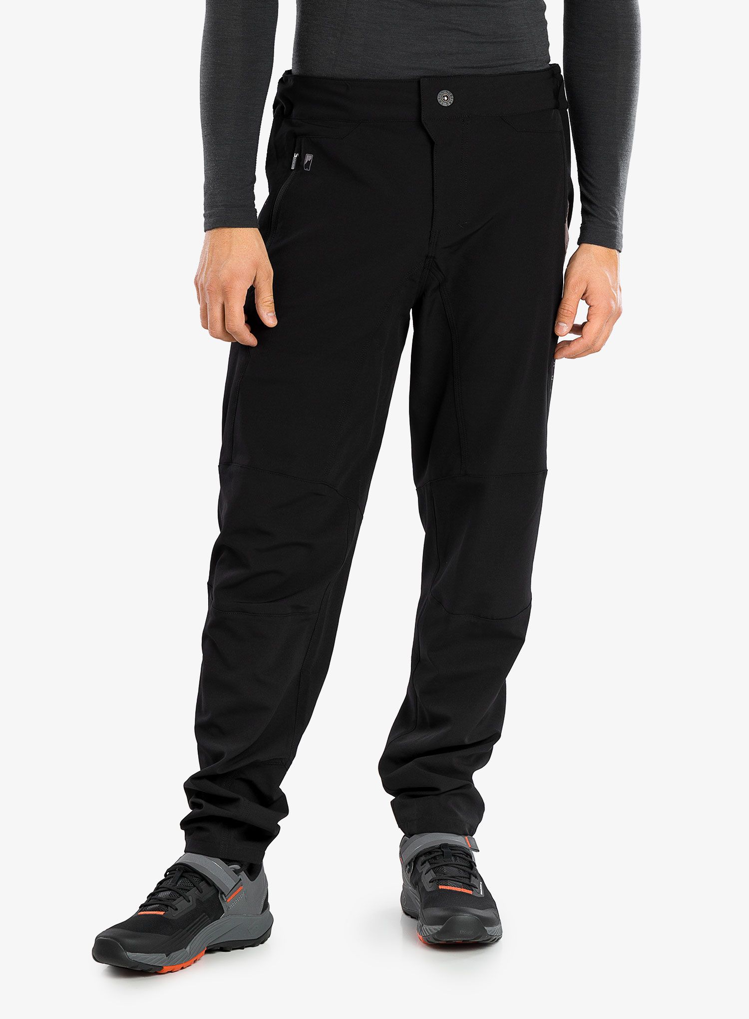 Dlouhé cyklistické kalhoty ION Scrub Pants - black