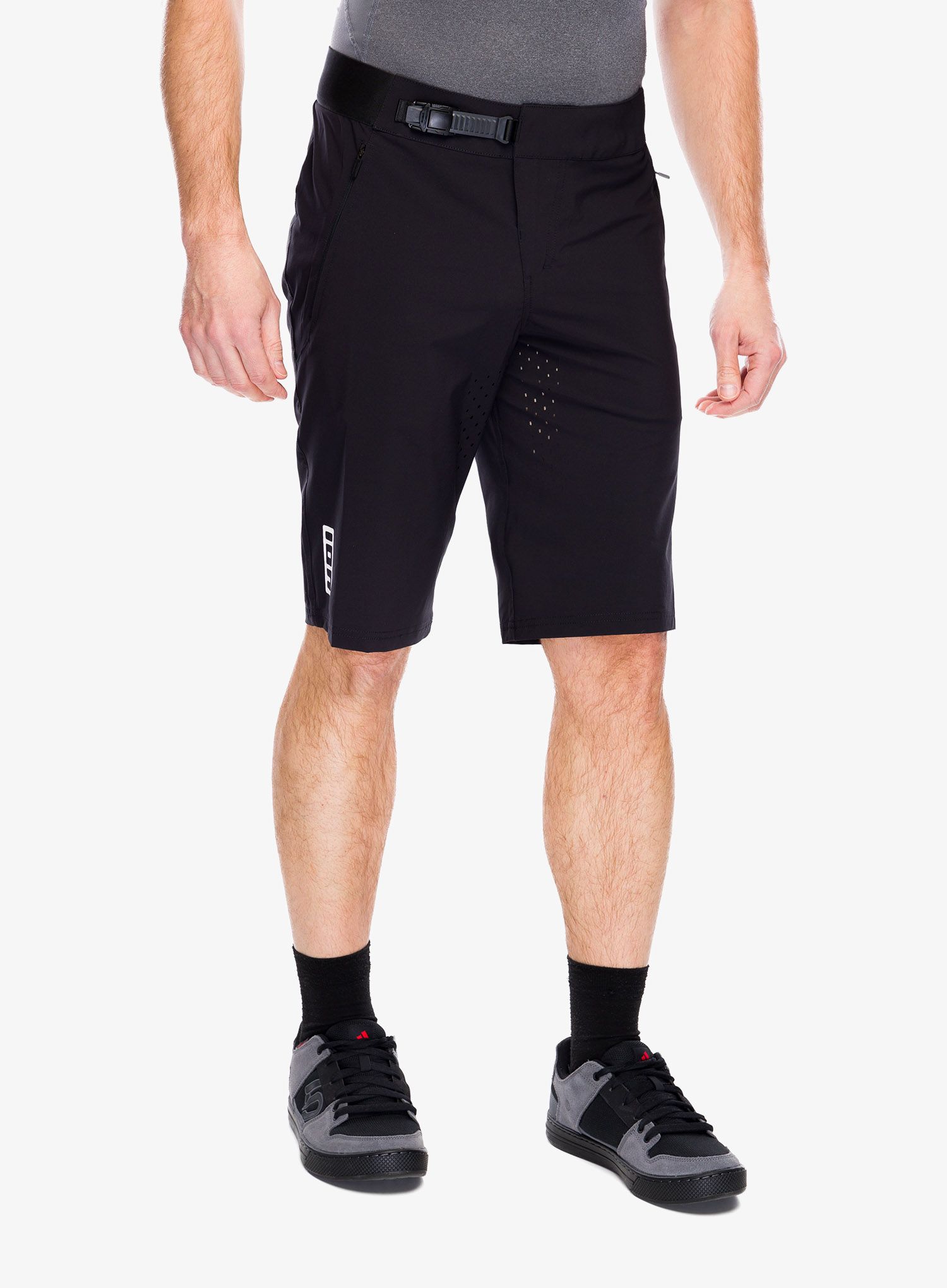 Cyklistické kraťasy ION Tech Logo Shorts - black