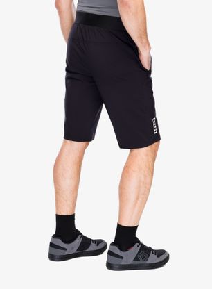 Cyklistické kraťasy ION Tech Logo Shorts - black