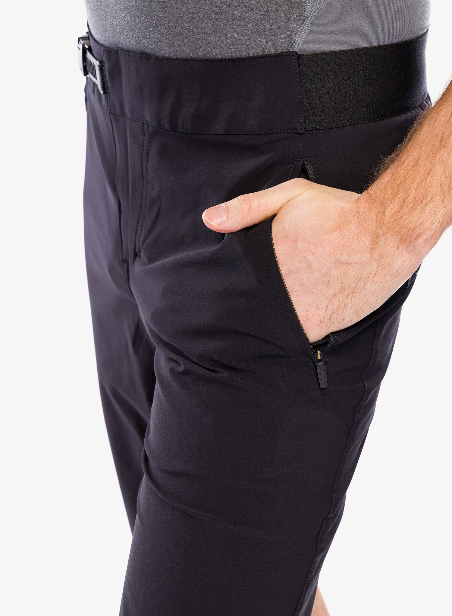Cyklistické kraťasy ION Tech Logo Shorts - black