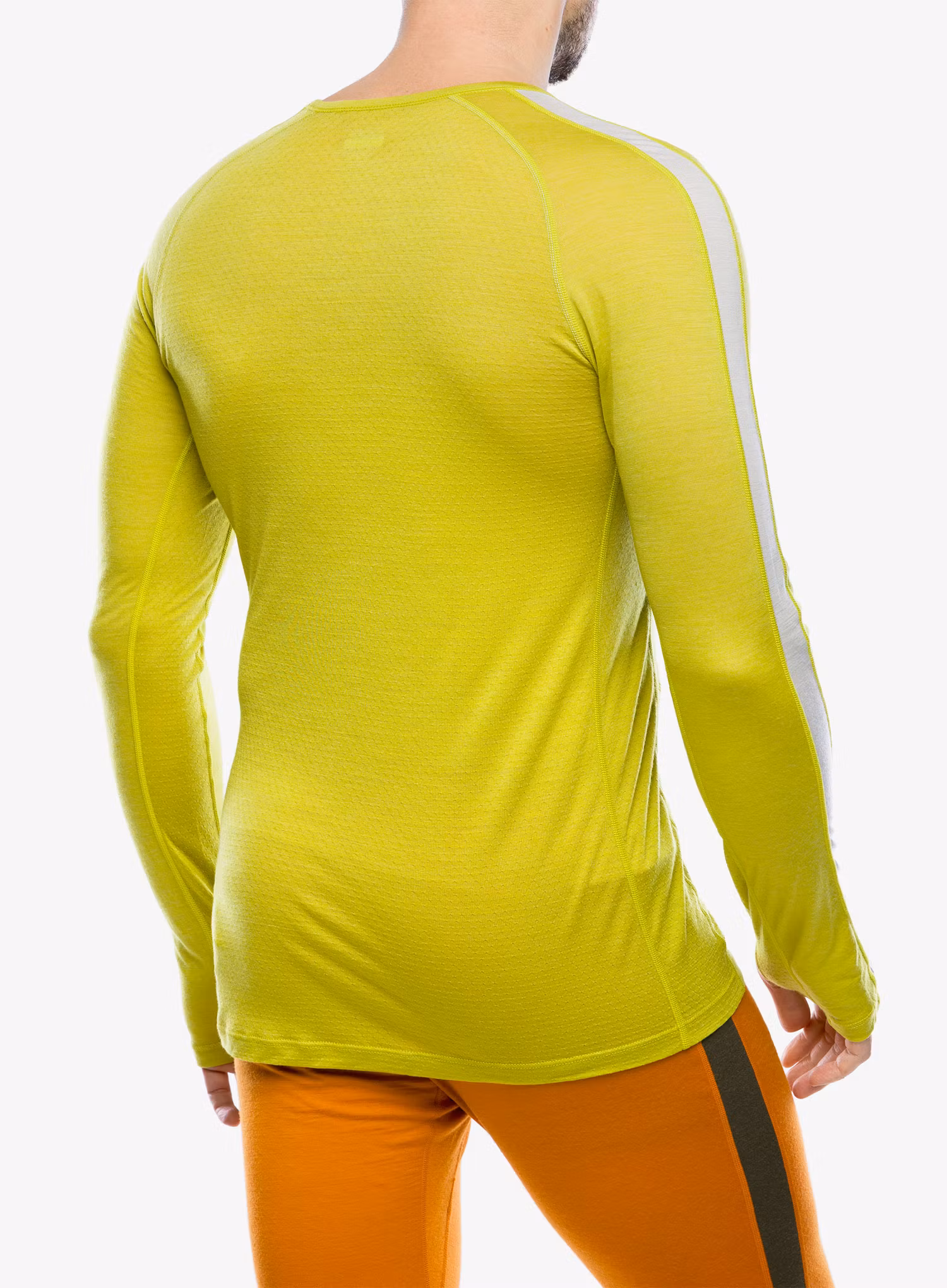 Funkční mikina Icebreaker 125 ZoneKnit LS Crewe - lime/ether