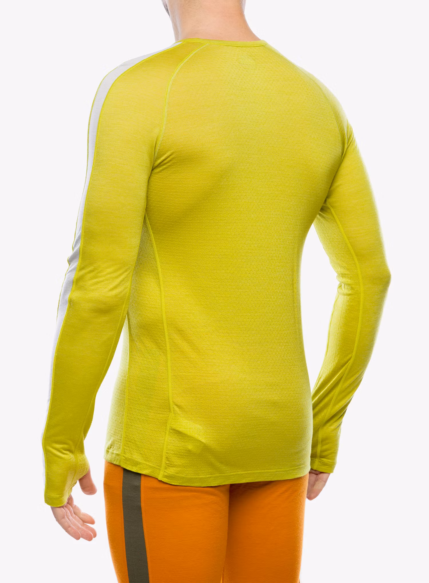 Funkční mikina Icebreaker 125 ZoneKnit LS Crewe - lime/ether
