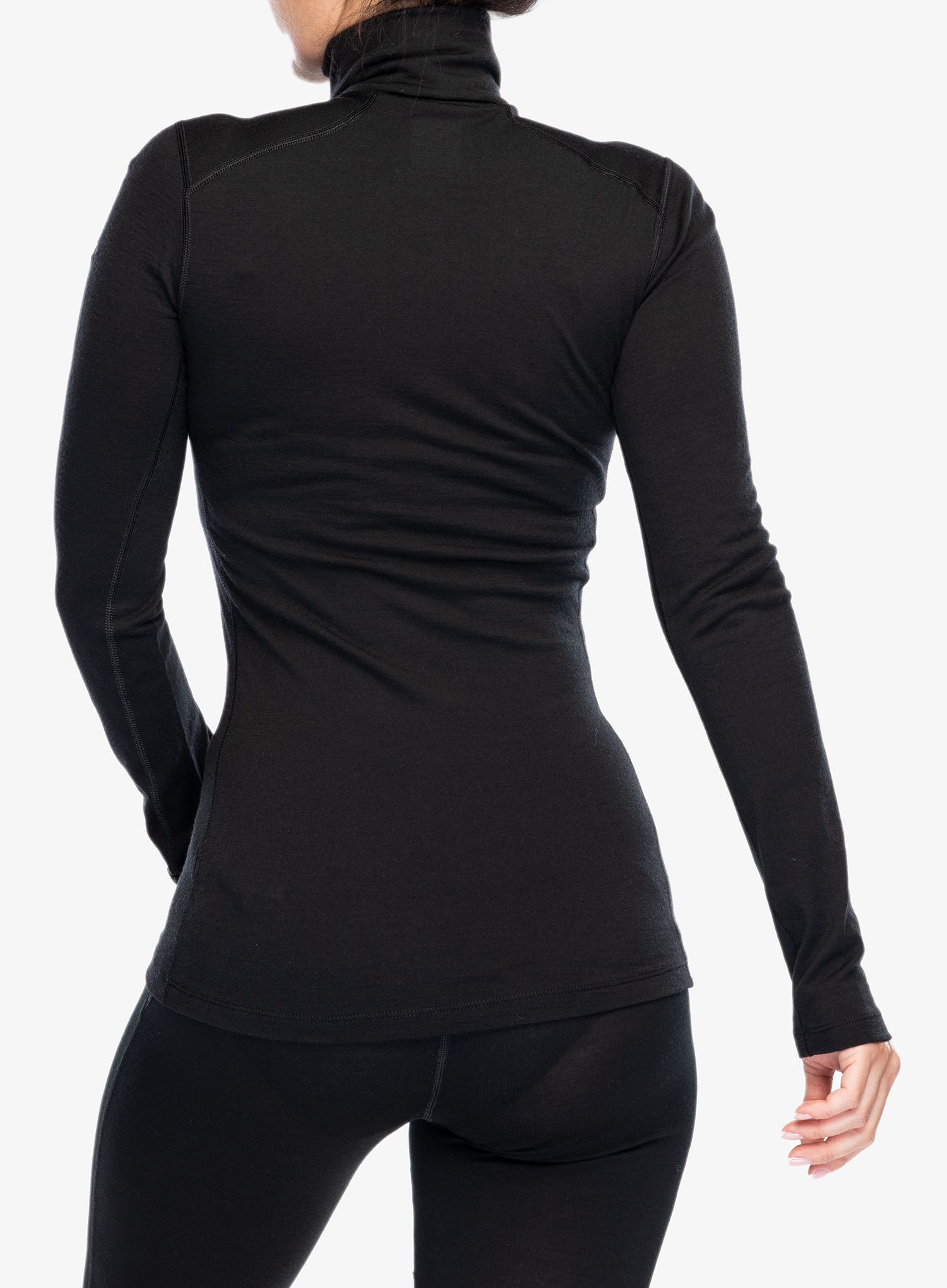 Dámská termální mikina Icebreaker 200 Oasis L/S Half Zip - blk