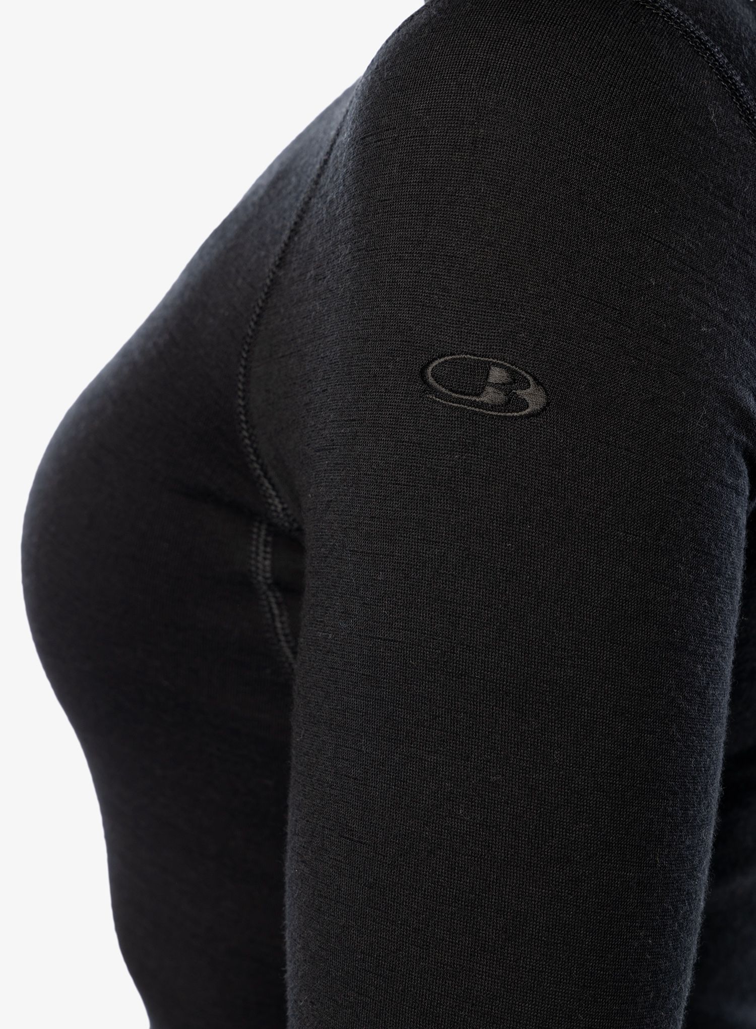 Dámská termální mikina Icebreaker 200 Oasis L/S Half Zip - blk