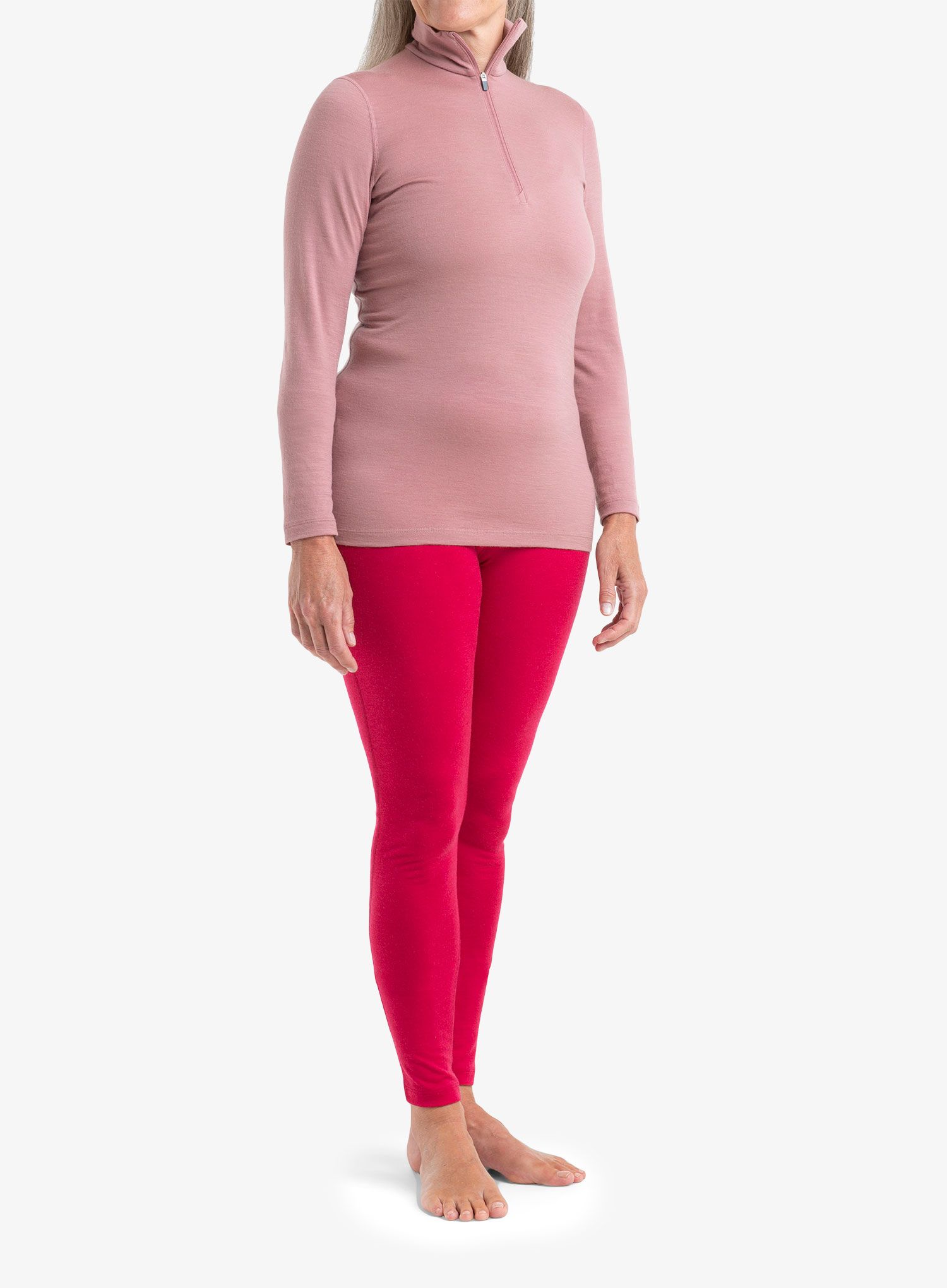 Funkční mikina dámská Icebreaker 200 Oasis L/S Half Zip - crystal