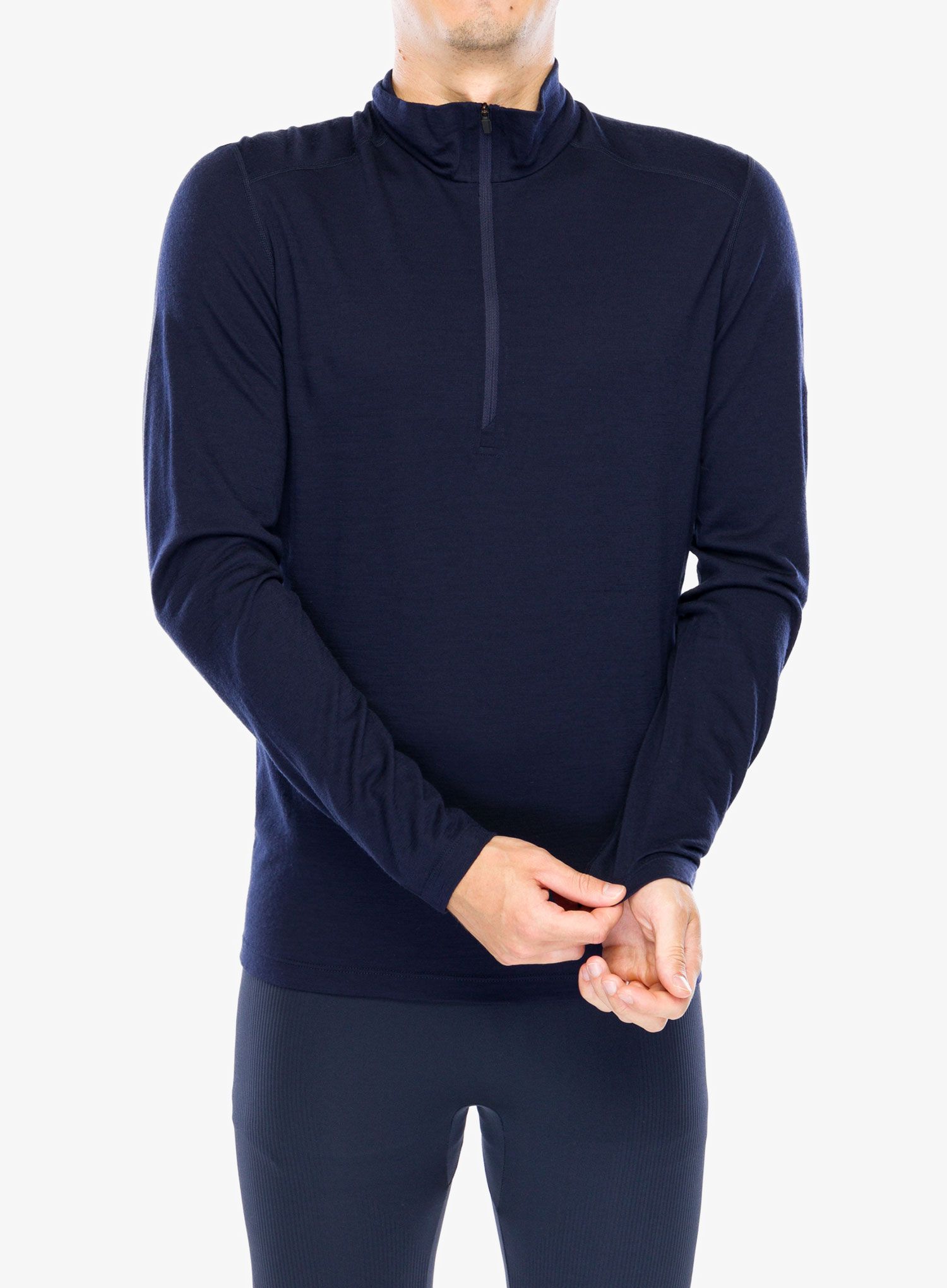 Funkční mikina Icebreaker 200 Oasis L/S Half Zip - midnight navy