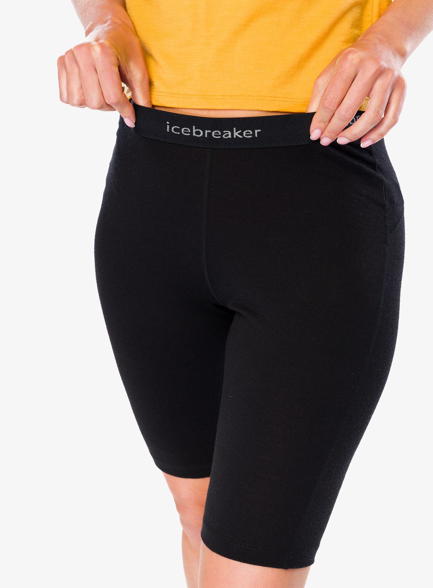 Dámské termální legíny Icebreaker 200 Oasis Shorts - blk