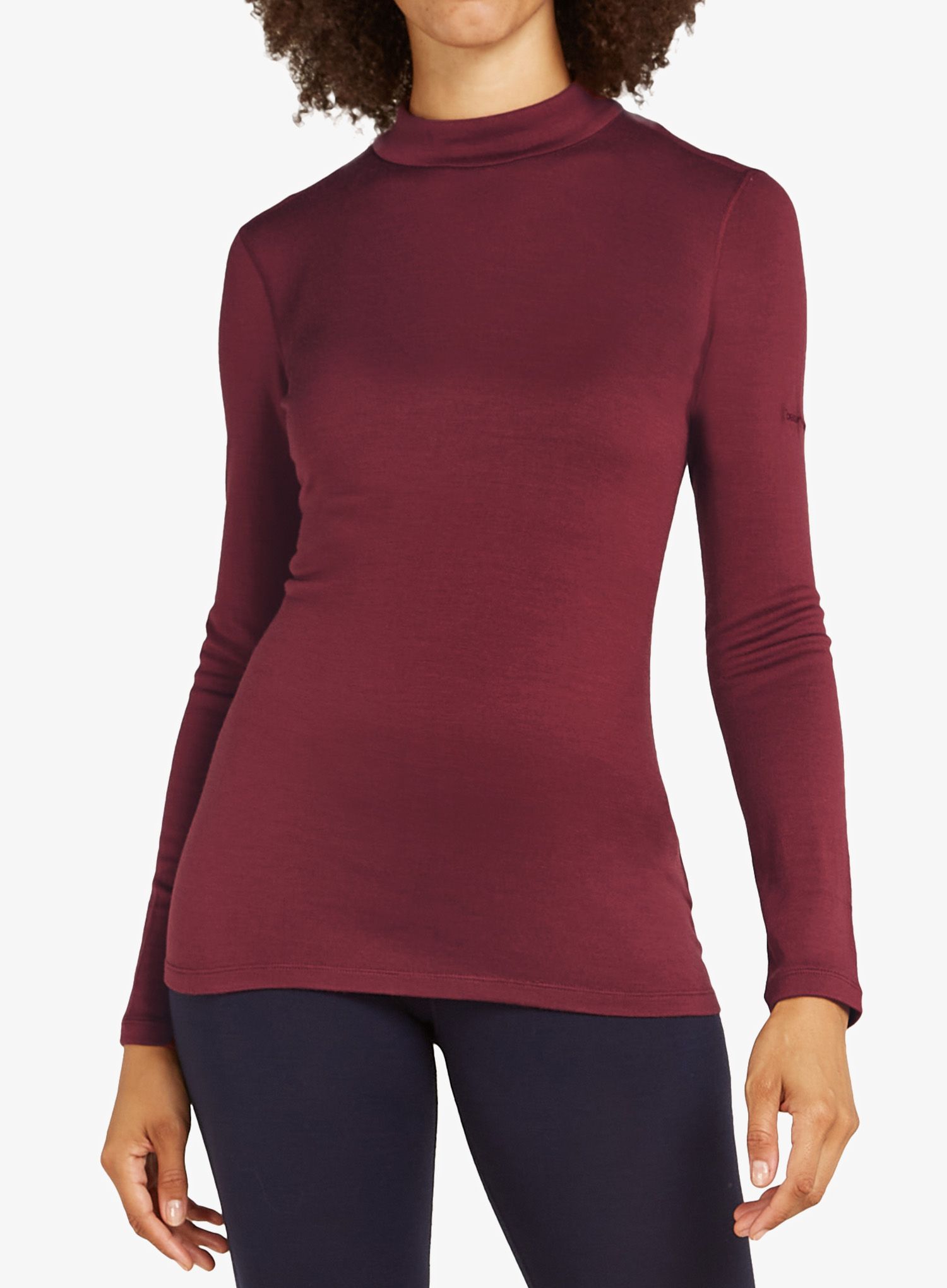 Dámská funkční mikina Icebreaker 260 Tech LS Turtleneck - port