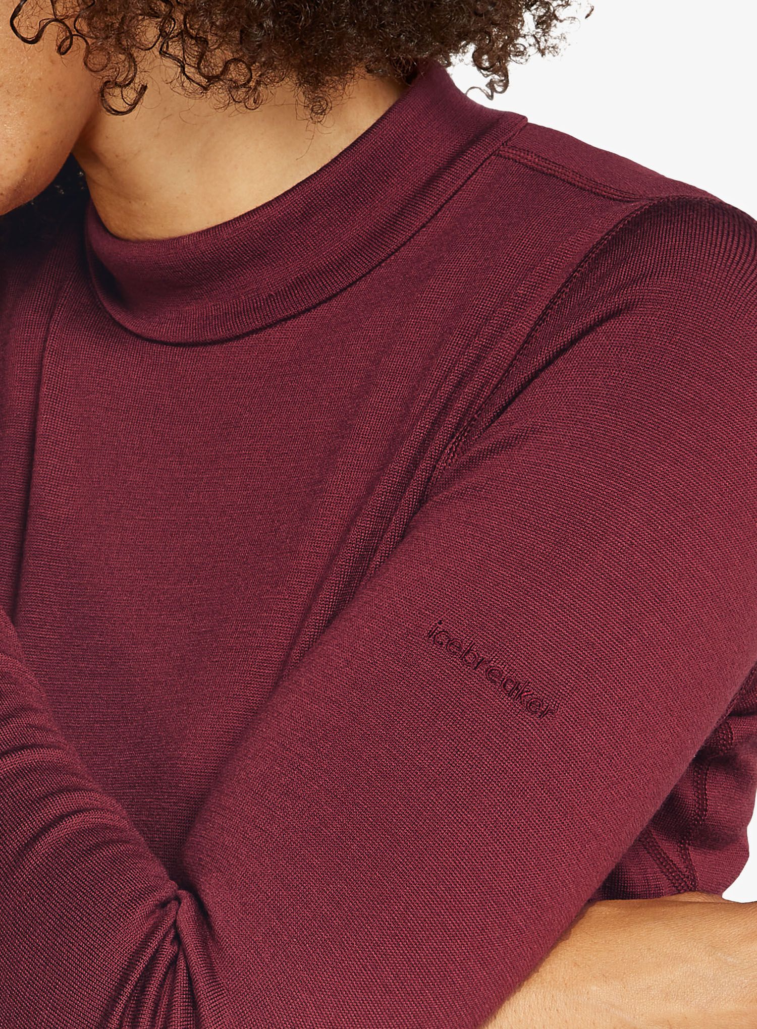 Dámská funkční mikina Icebreaker 260 Tech LS Turtleneck - port