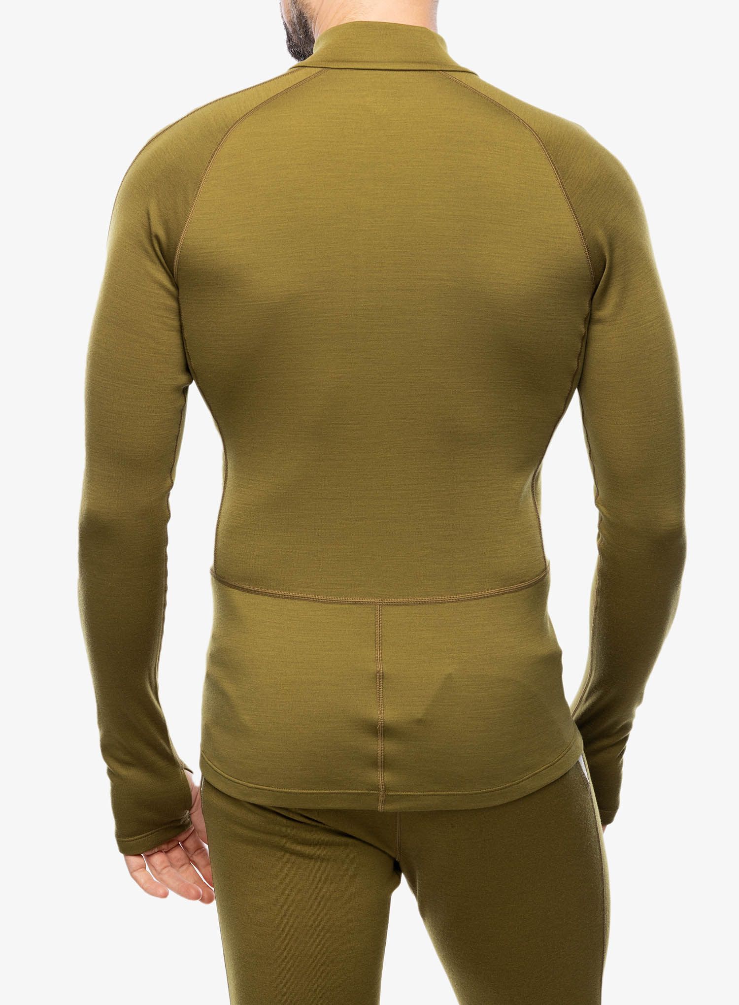 Funkční mikina Icebreaker 300 MerinoFine Polar LS Half Zip - algae