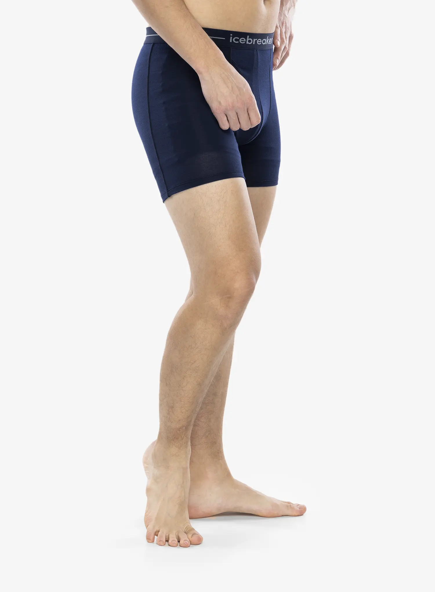 Funkční boxerky Icebreaker Anatomica Boxers wFly - midnight navy
