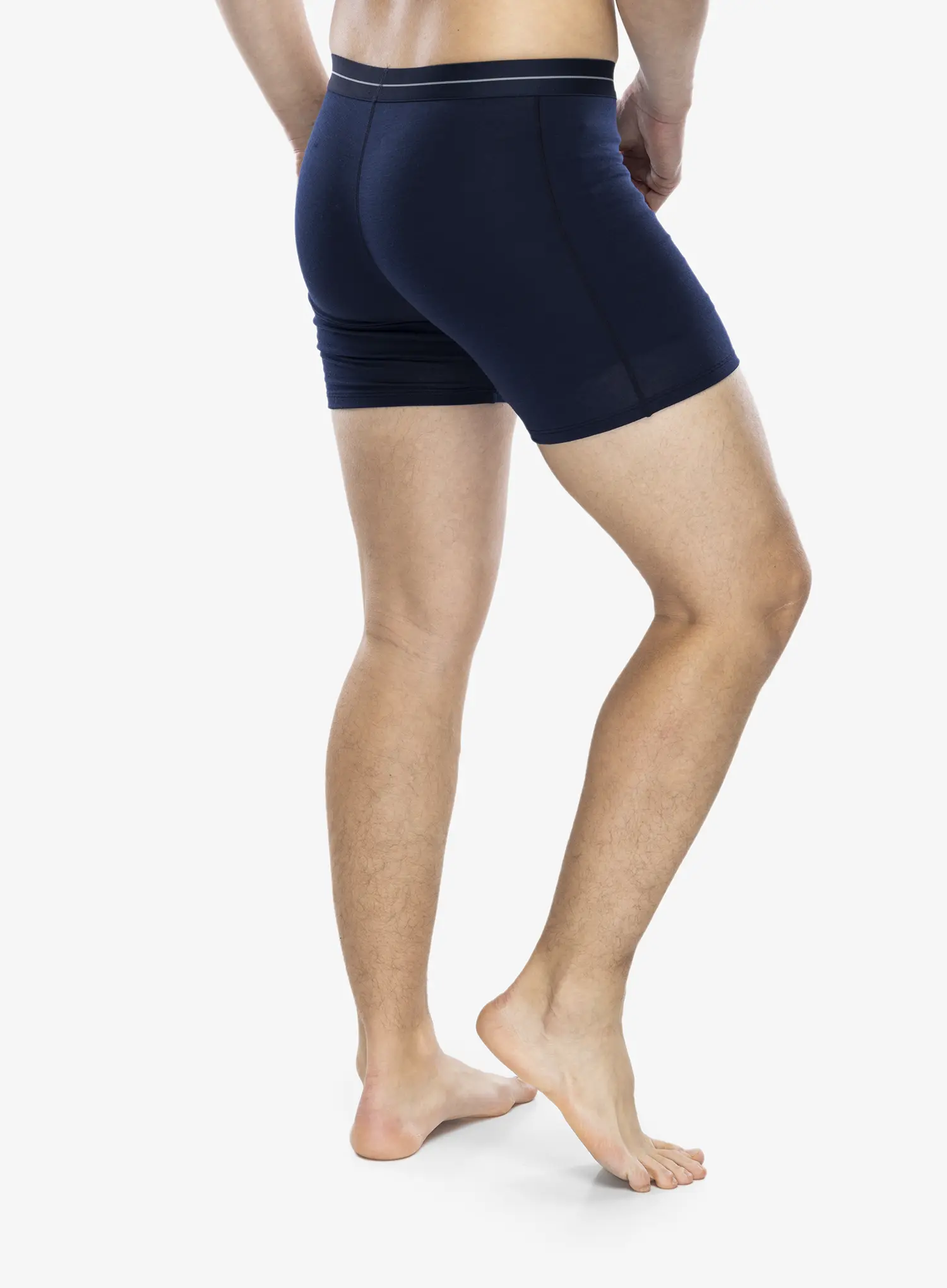 Funkční boxerky Icebreaker Anatomica Boxers wFly - midnight navy