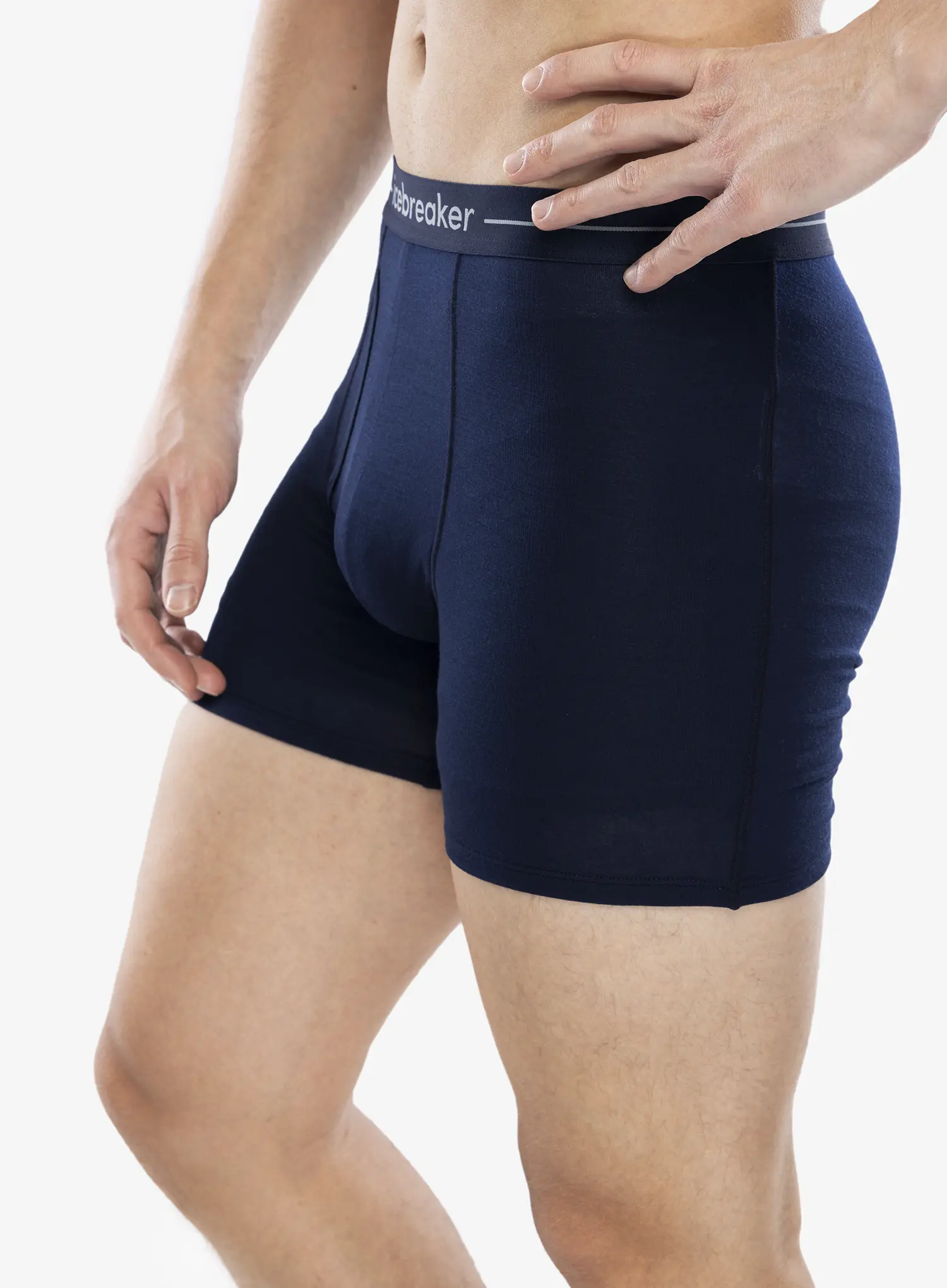 Funkční boxerky Icebreaker Anatomica Boxers wFly - midnight navy