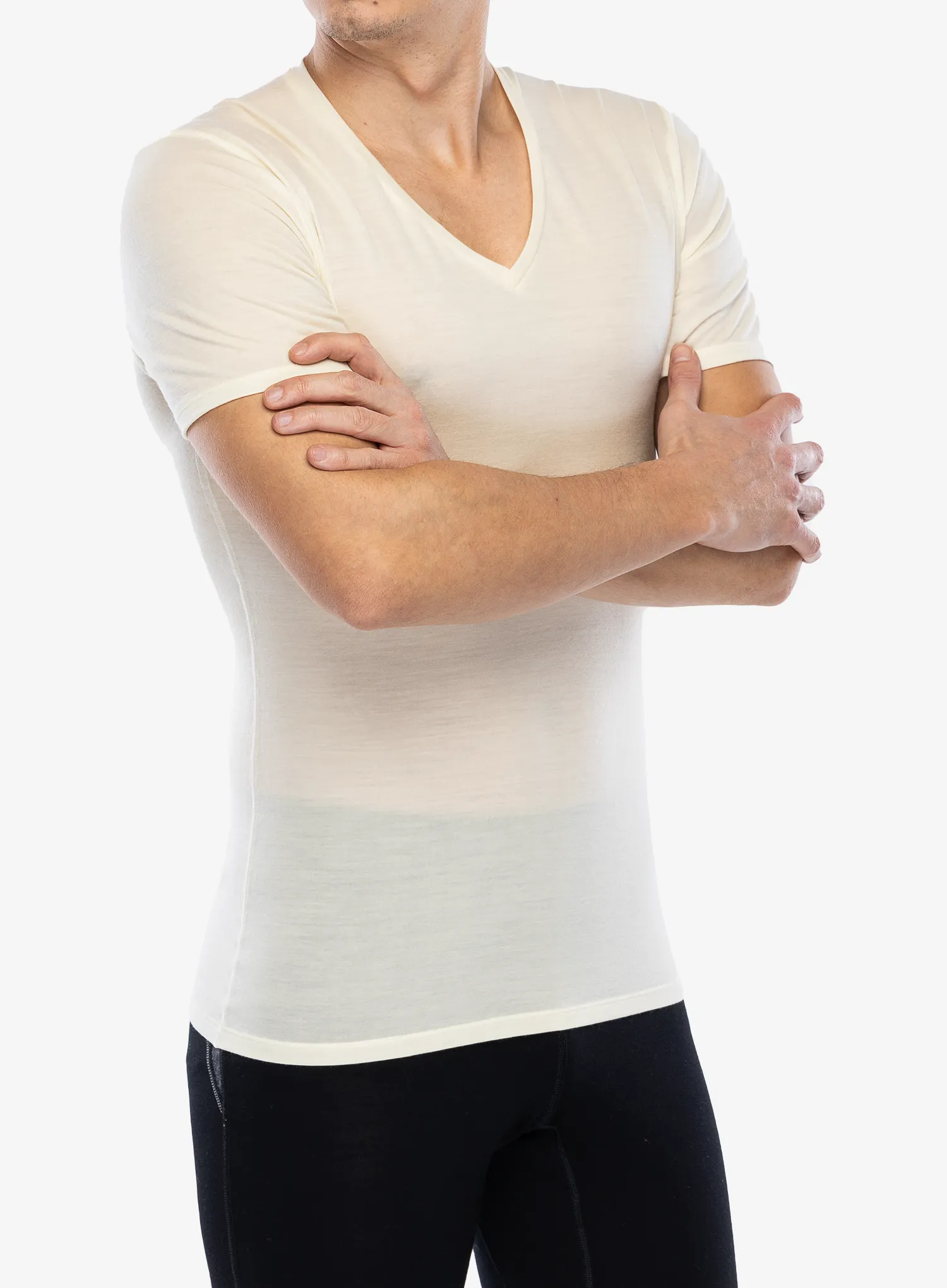 Termotriko Icebreaker Anatomica S/S V - undyed