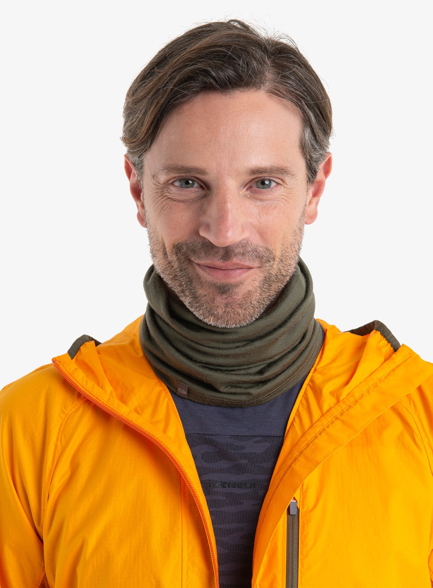 Multifunkční šátek Icebreaker Flexi Chute - loden