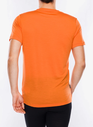 Merino triko Icebreaker Merino 125 Cool-Lite Sphere III SS Tee - blaze