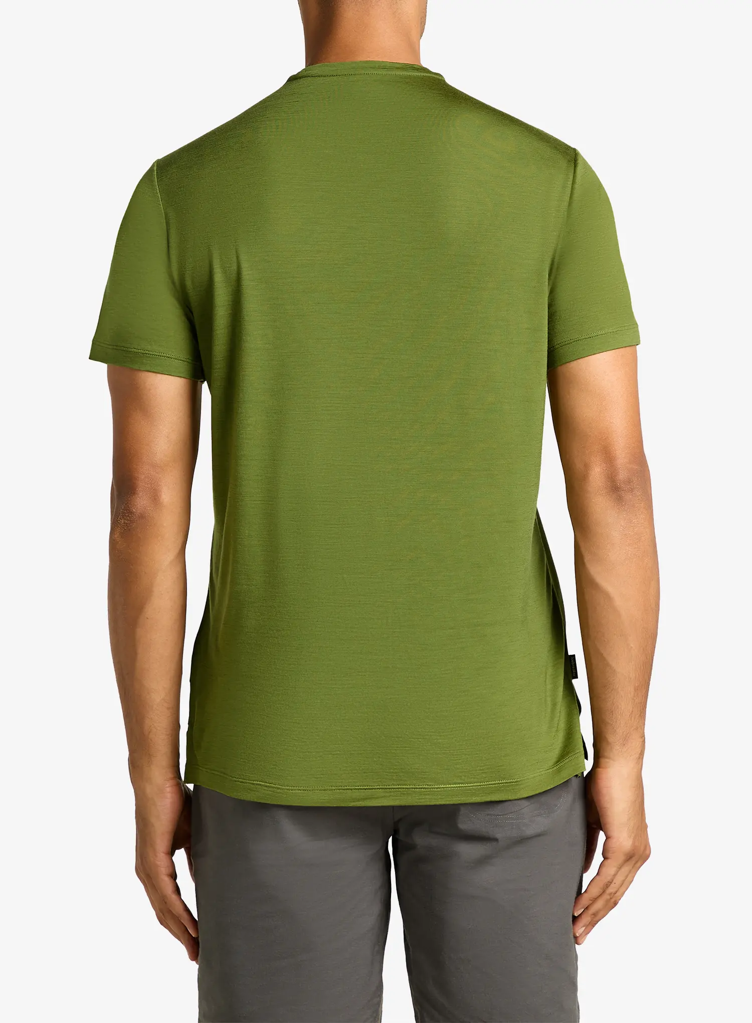 Tričko s potiskem Icebreaker Merino 125 Cool-Lite Sphere SS Tee Across - sphagnum