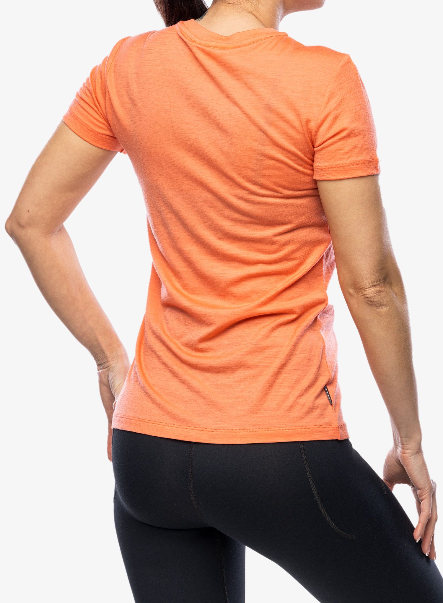 Dámské tričko Icebreaker Merino 150 Tech Lite III SS Tee IB Grown Naturally - tang