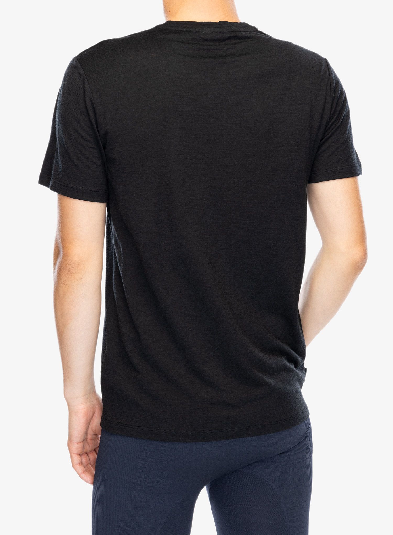 Merino triko Icebreaker Merino 150 Tech Lite SS T Pukaki Reflected - black