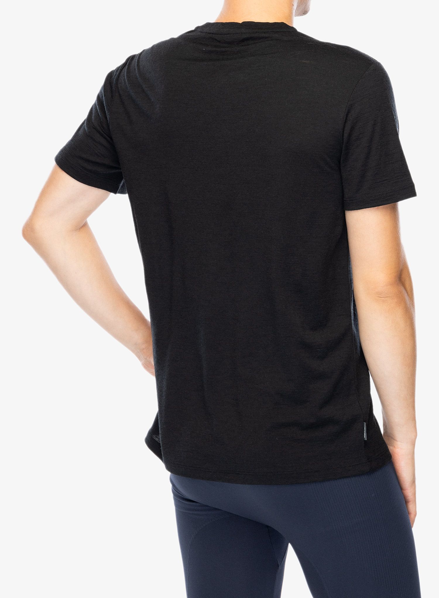 Merino triko Icebreaker Merino 150 Tech Lite SS T Pukaki Reflected - black