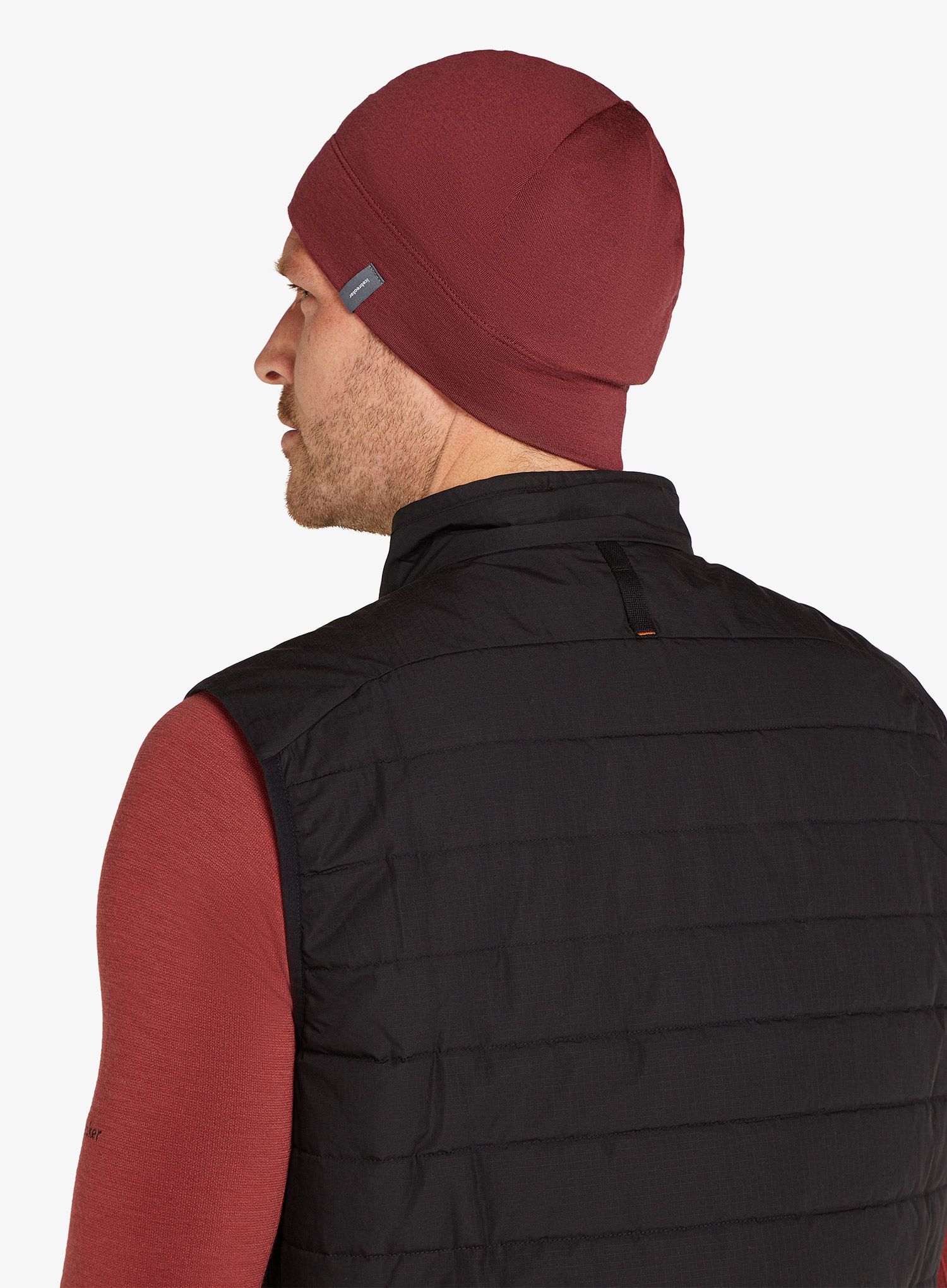 Funkční čepice Icebreaker Merino 260 Ridge Beanie - port