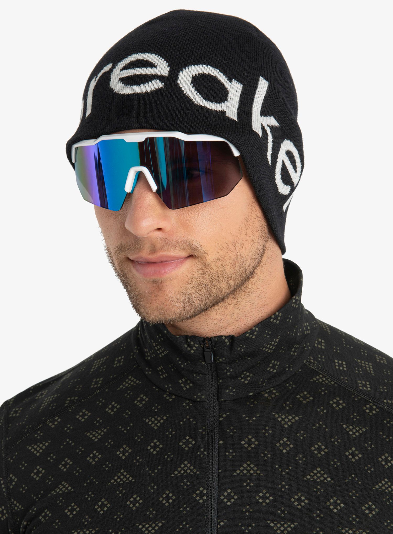 Zimní čepice Icebreaker Merino Icebreaker Beanie - black/ecru