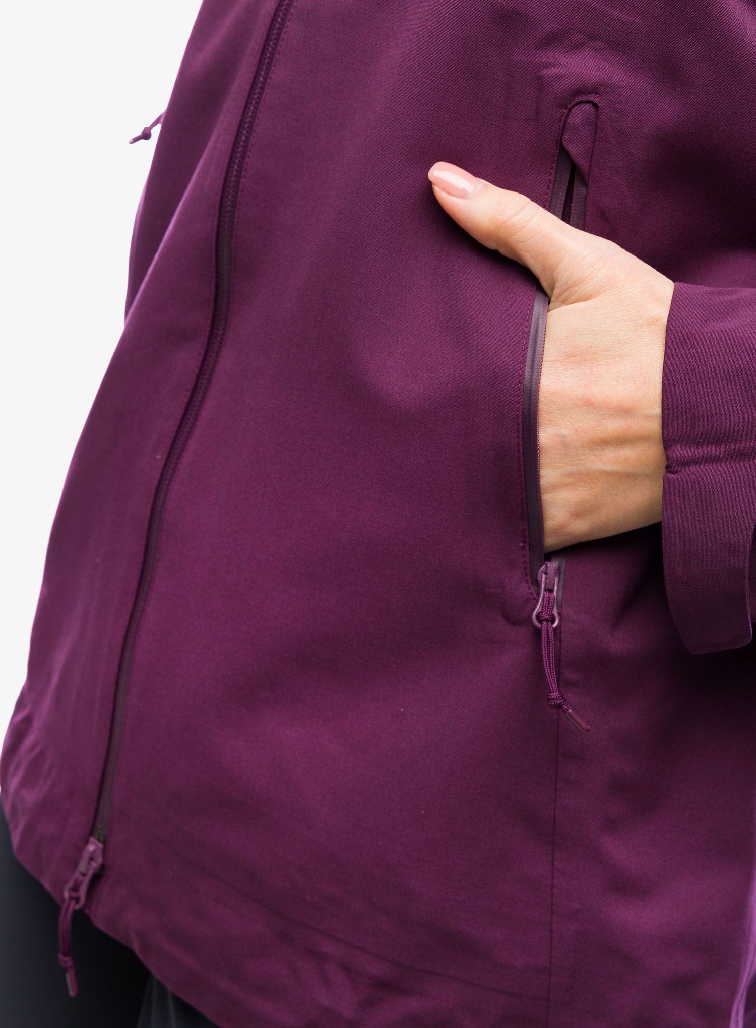 Softshellová bunda dámská Icebreaker Merino Shell+ Peak Hooded Jacket - nightshade