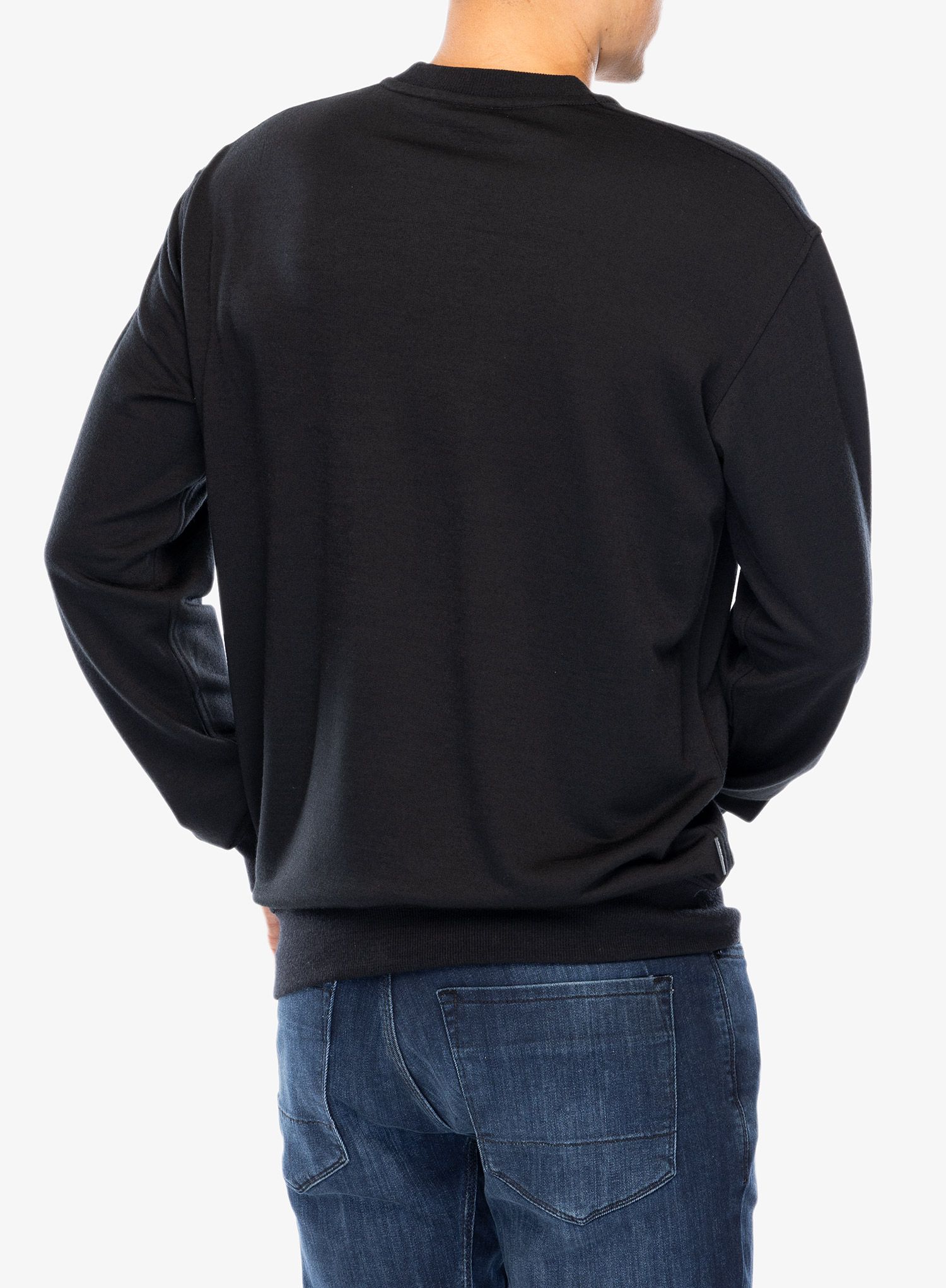 Mikina bez kapuce Icebreaker Merino Shifter II LS Sweatshirt - black