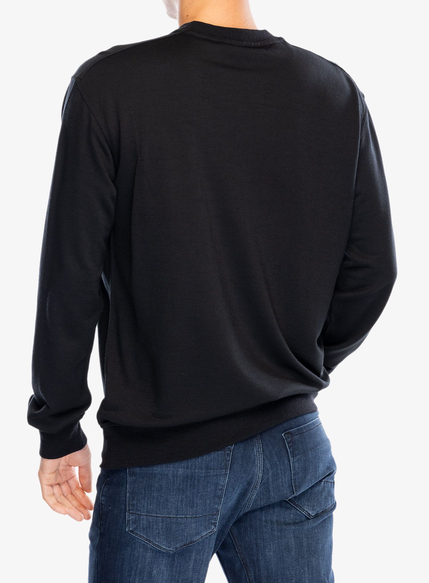 Mikina bez kapuce Icebreaker Merino Shifter II LS Sweatshirt - black