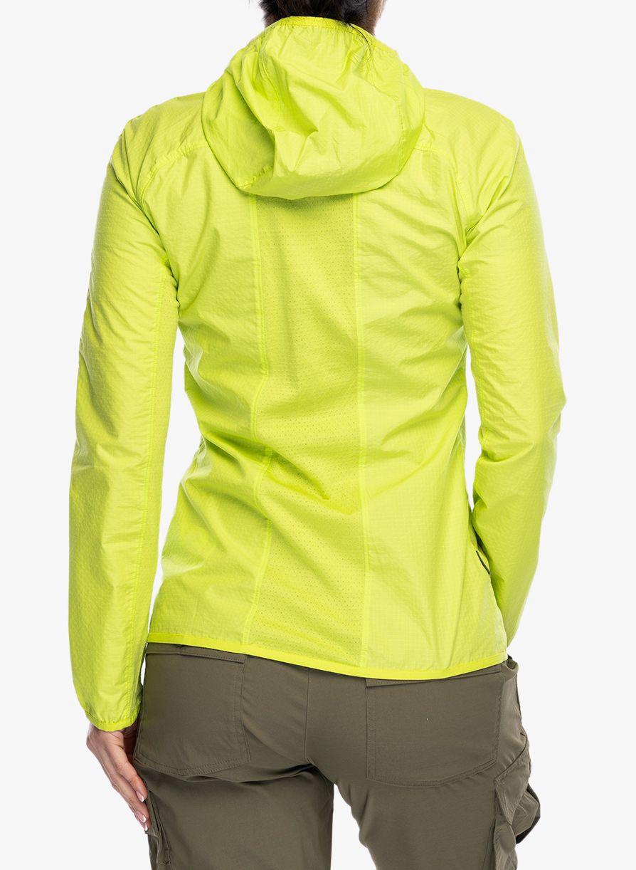 Softshellová bunda dámská Icebreaker Shell+ Cotton Windbreaker - hyper