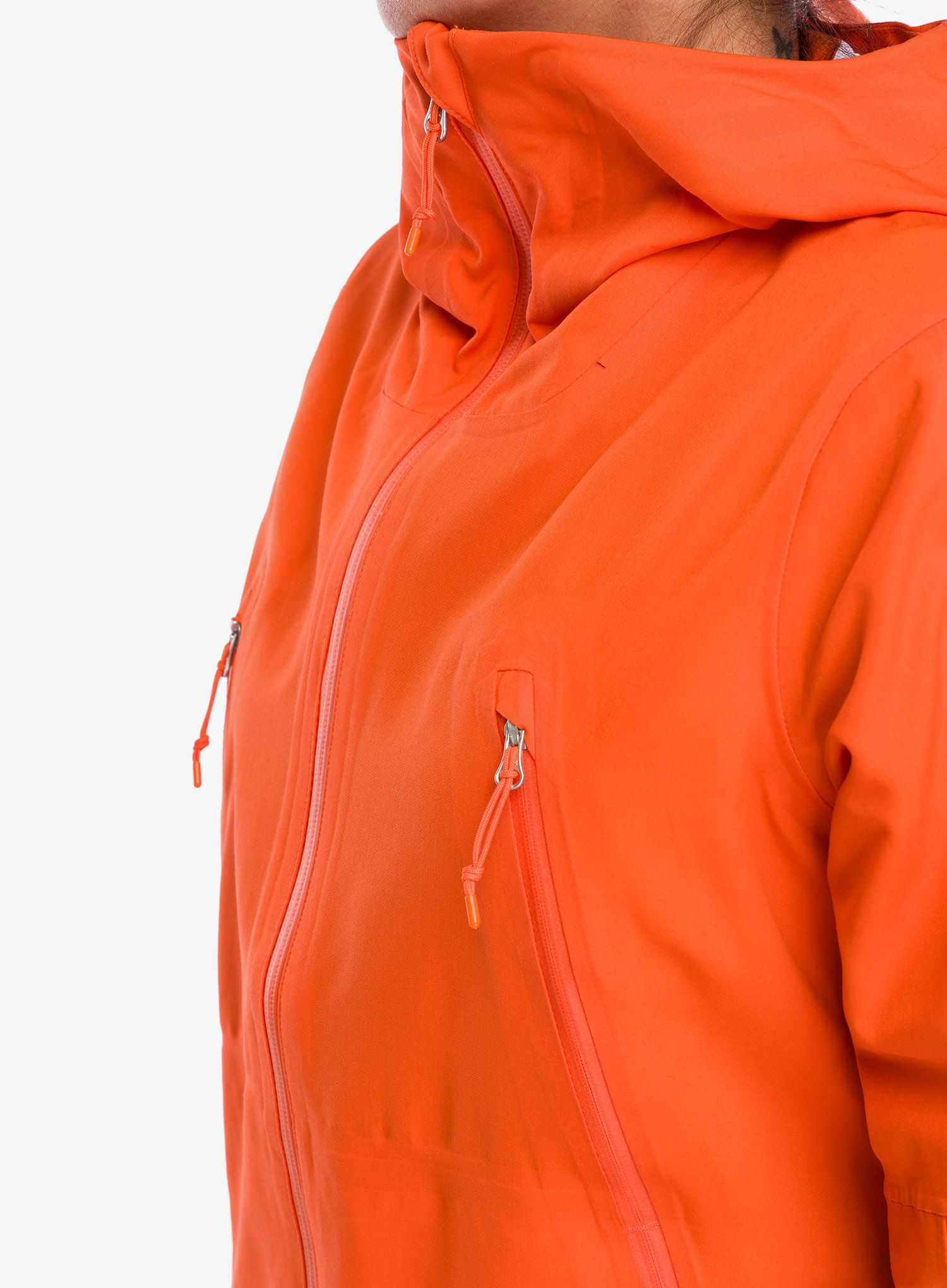 Dámská softshellová bunda Icebreaker Shell+ Hooded Jacket - flash
