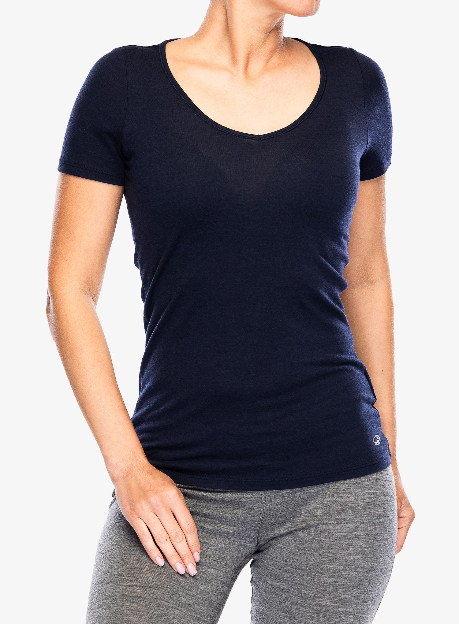 Dámské tričko Icebreaker Siren S/S Sweetheart - m.navy