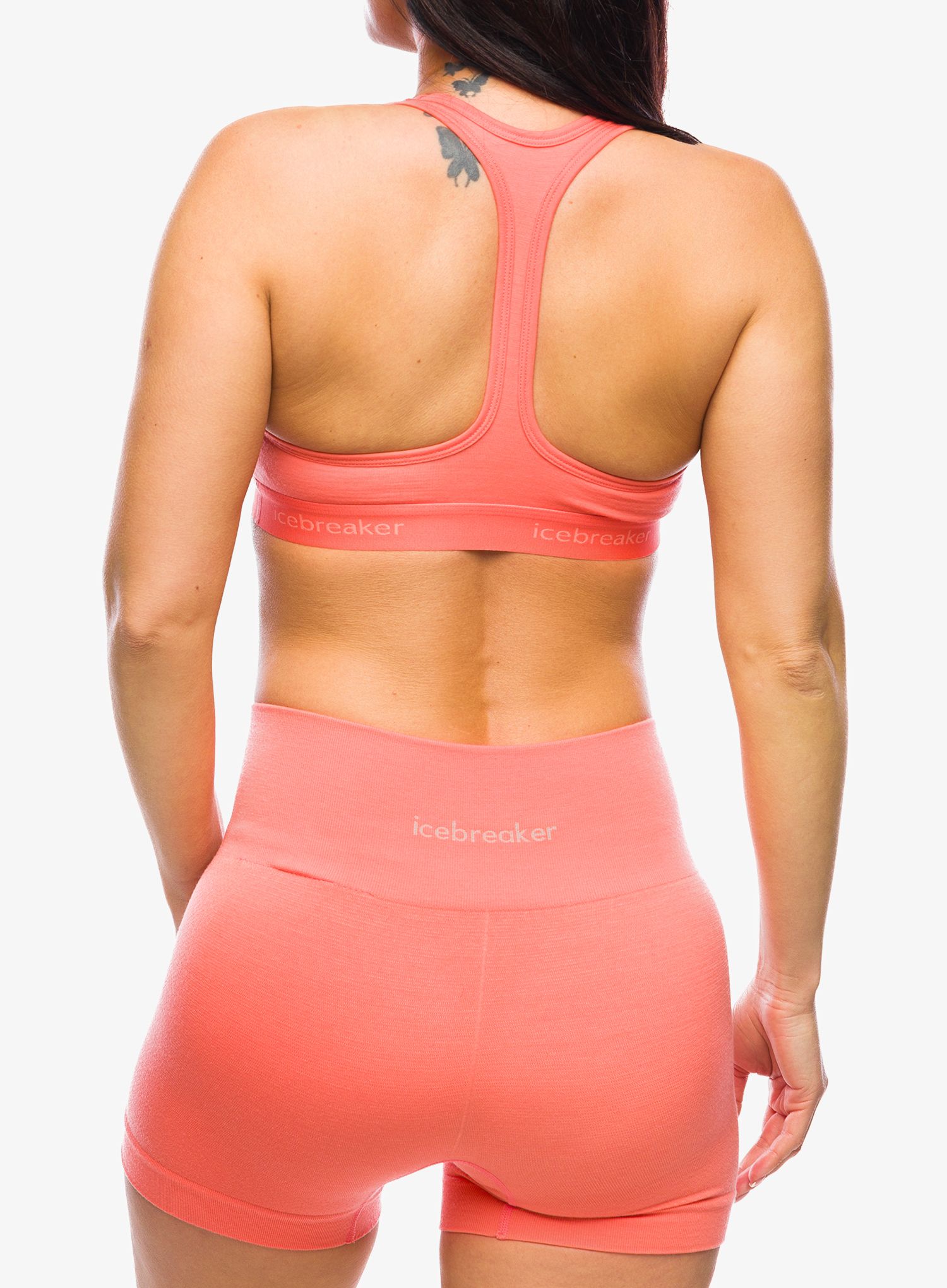 Sportovní podprsenka Icebreaker Sprite Racerback Bra - tang
