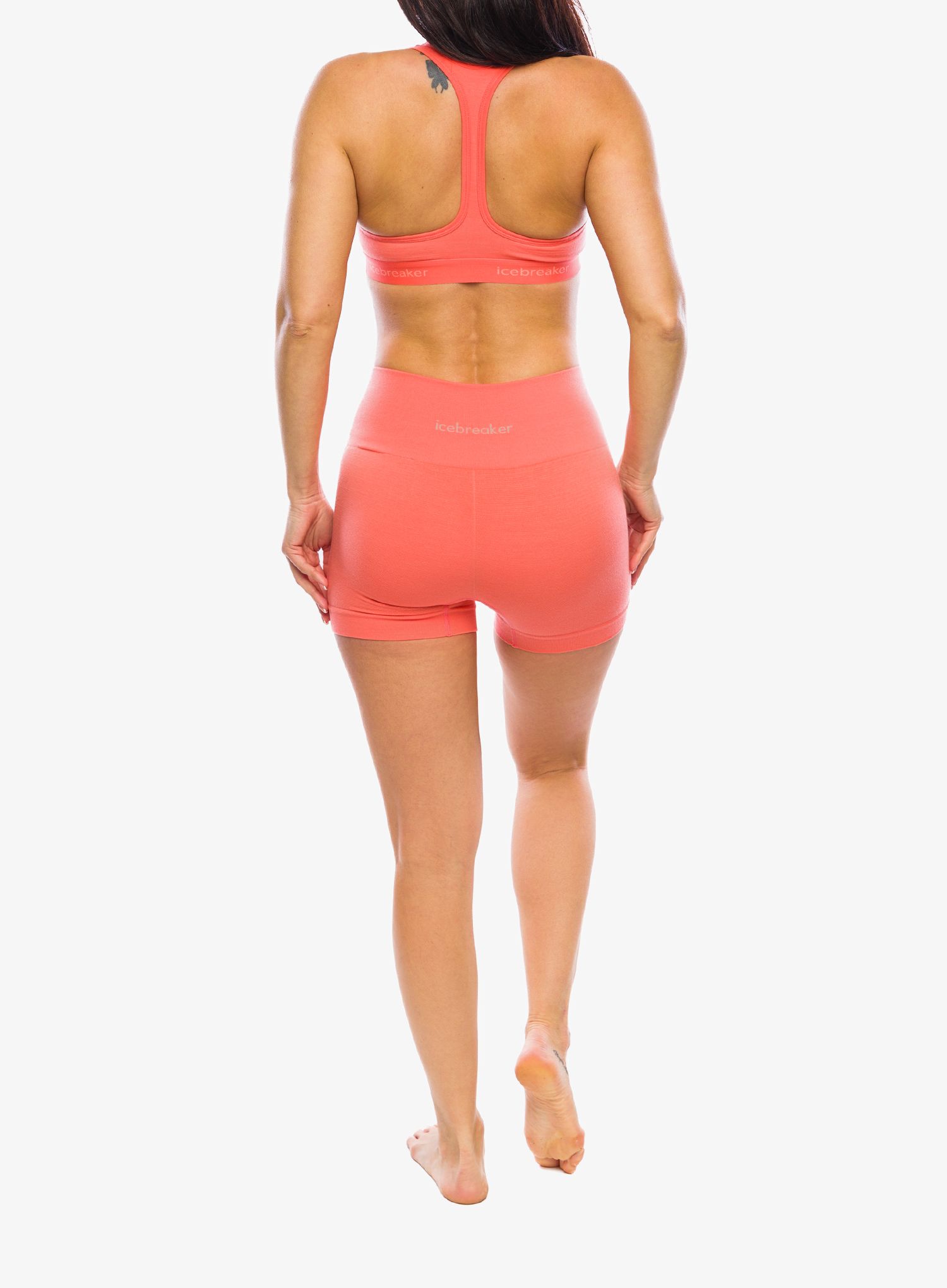 Sportovní podprsenka Icebreaker Sprite Racerback Bra - tang