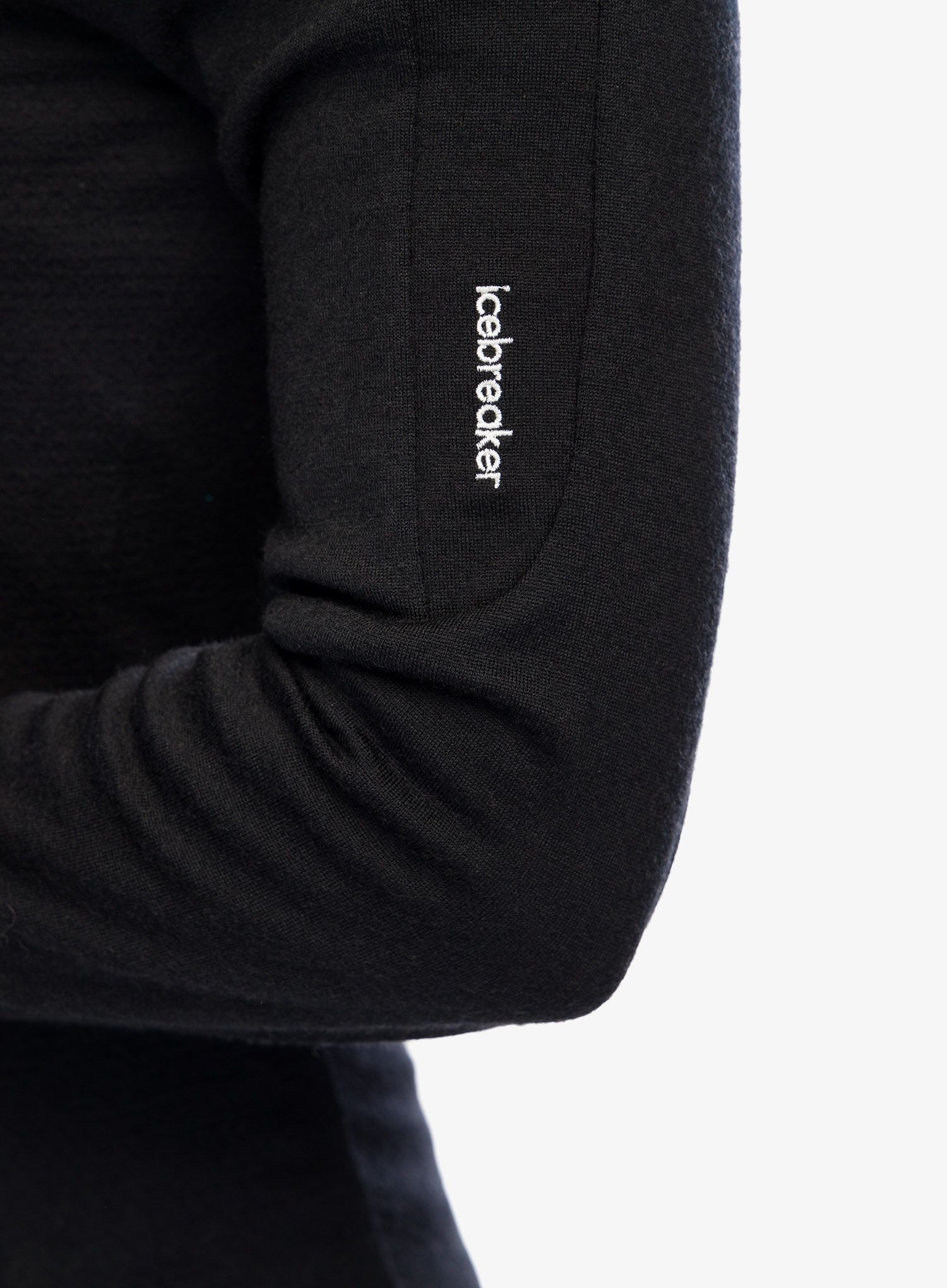 Dámská mikina Icebreaker ZoneKnit LS Zip Hoodie - black