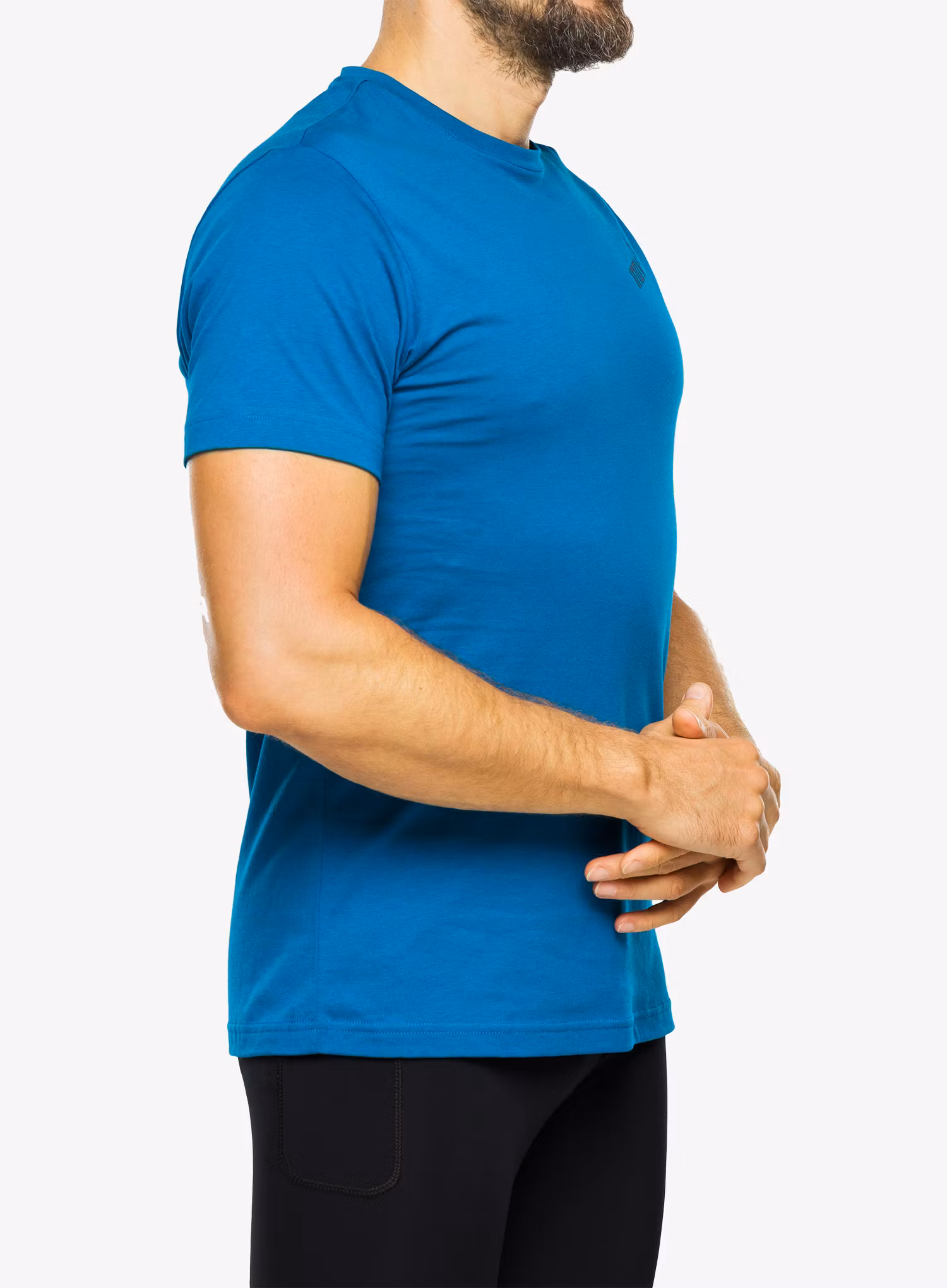 Běžecké triko Inov-8 Graphic Tee SS Brand - blue