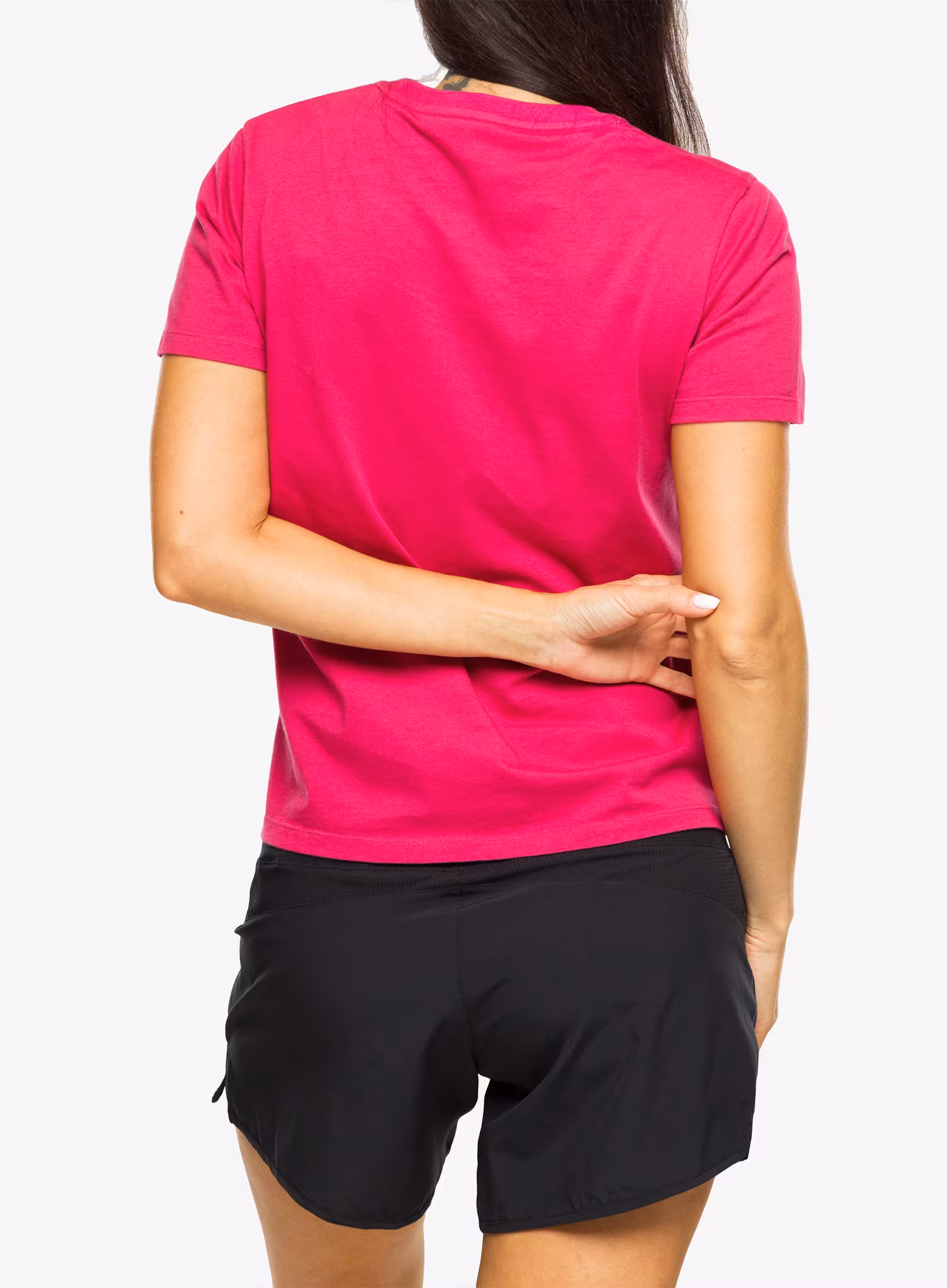 Bavlněné tričko dámské Inov-8 Graphic Tee SS Ridge - pink
