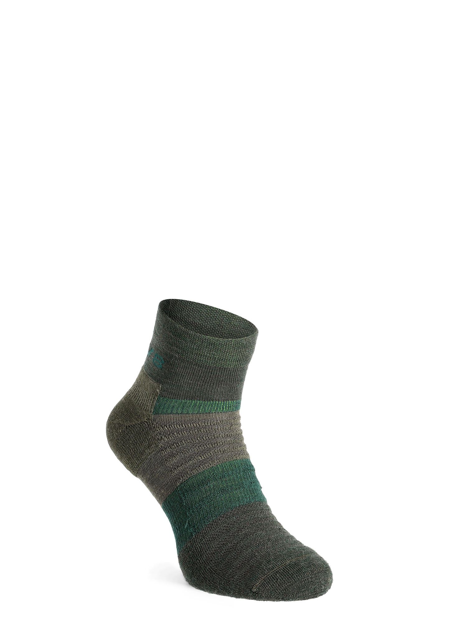 Merino ponožky Inov-8 Merino Mid - dark green/melange