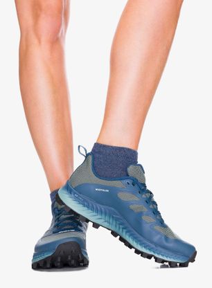 Dámské trailové boty Inov-8 MudTalon Precision - storm blue/navy