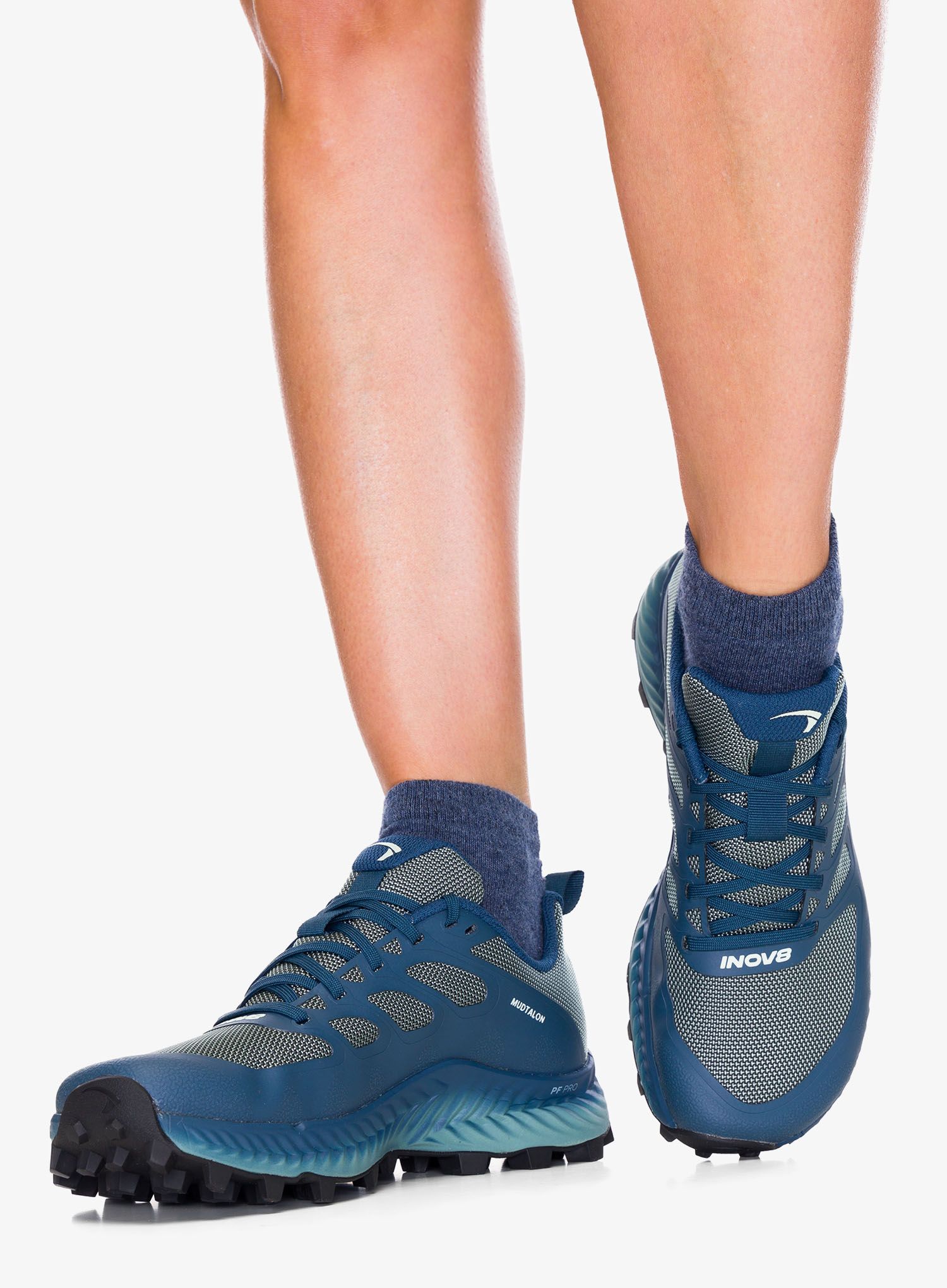 Dámské trailové boty Inov-8 MudTalon Precision - storm blue/navy