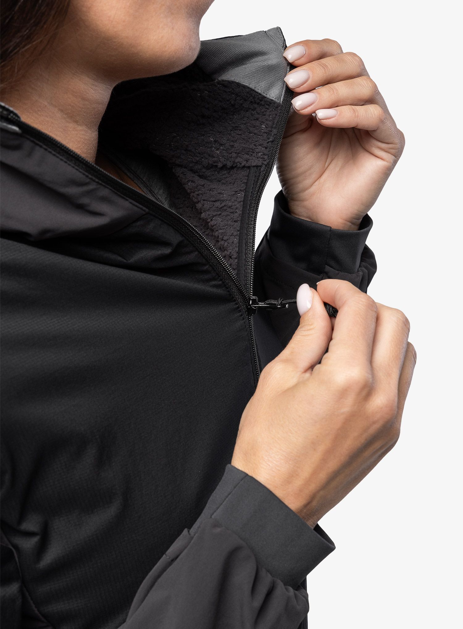 Dámská bunda Inov-8 Performance Hybrid Jacket - blck/graphite