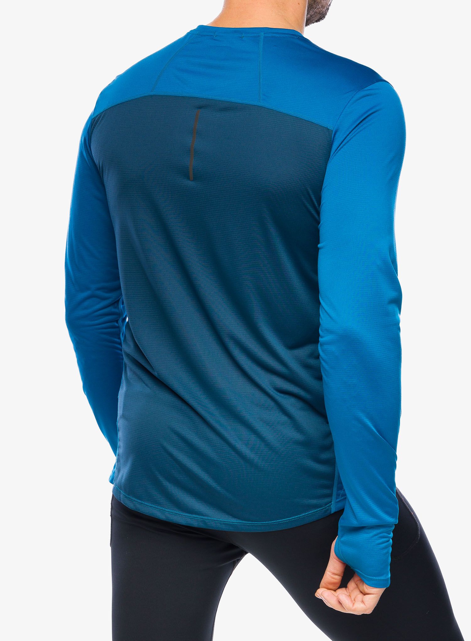 Mikina na běh Inov-8 Performance Long Sleeve - blue/navy
