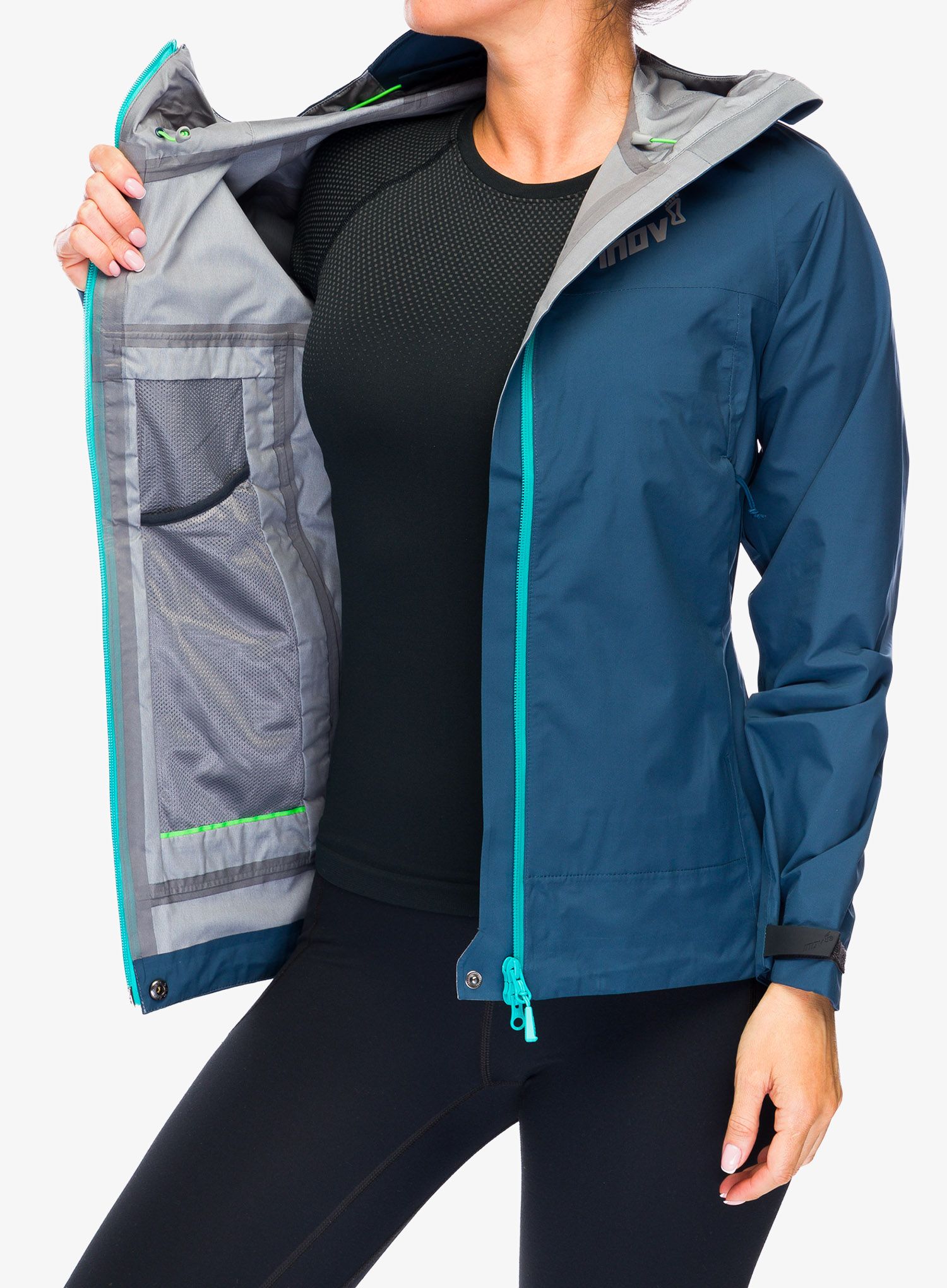 Dámská běžecká bunda Inov-8 Venturelite Jacket FZ - navy