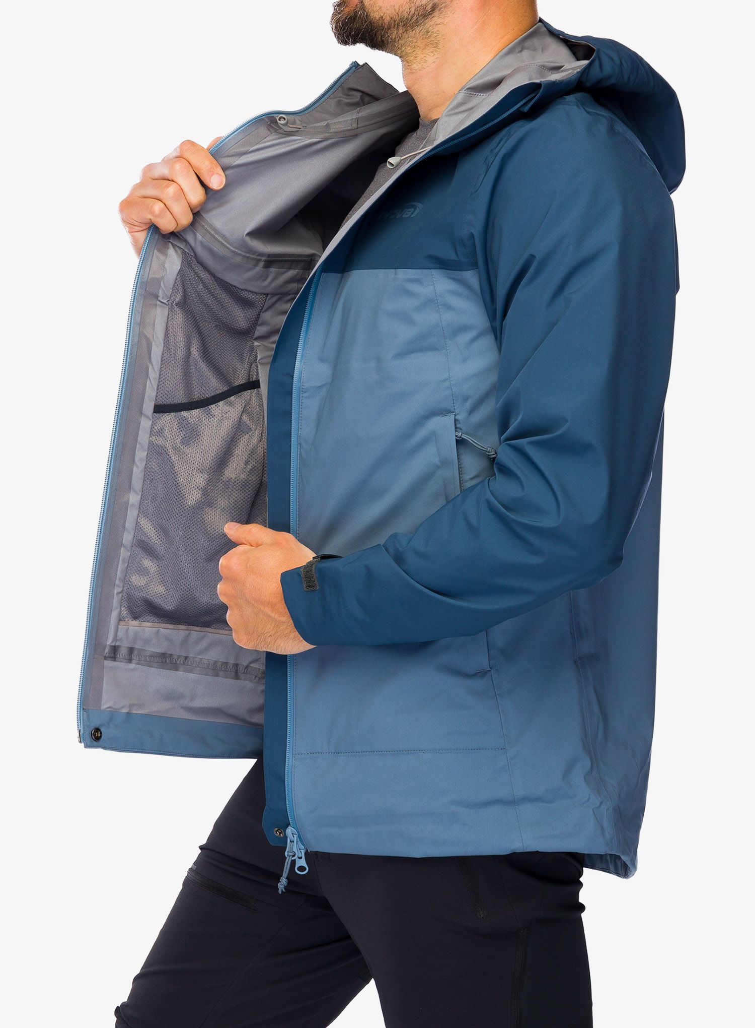 Bunda do deště Inov-8 Venturelite Jacket FZ - navy/slate